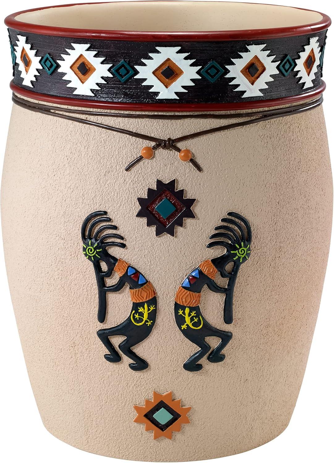 Avanti Linens Navajo Dance Wastebasket