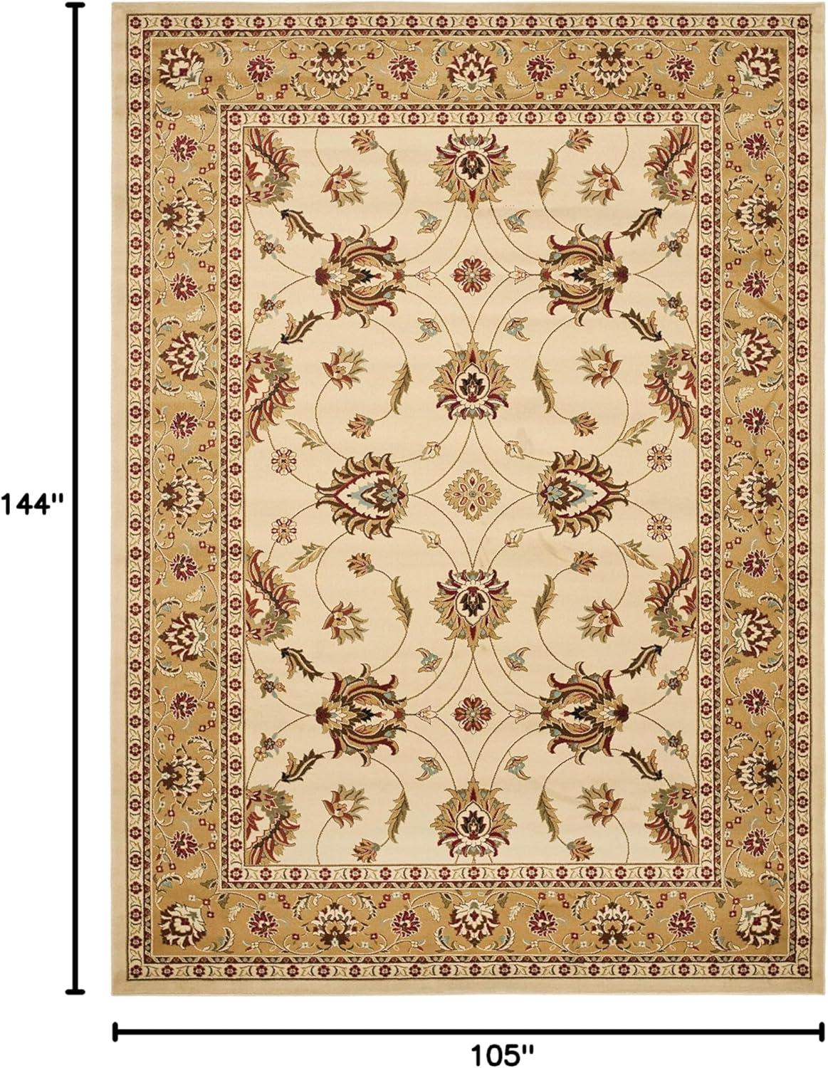 Lyndhurst LNH553 Power Loomed Area Rug - Ivory/Beige - 8'9"x12' - Safavieh.
