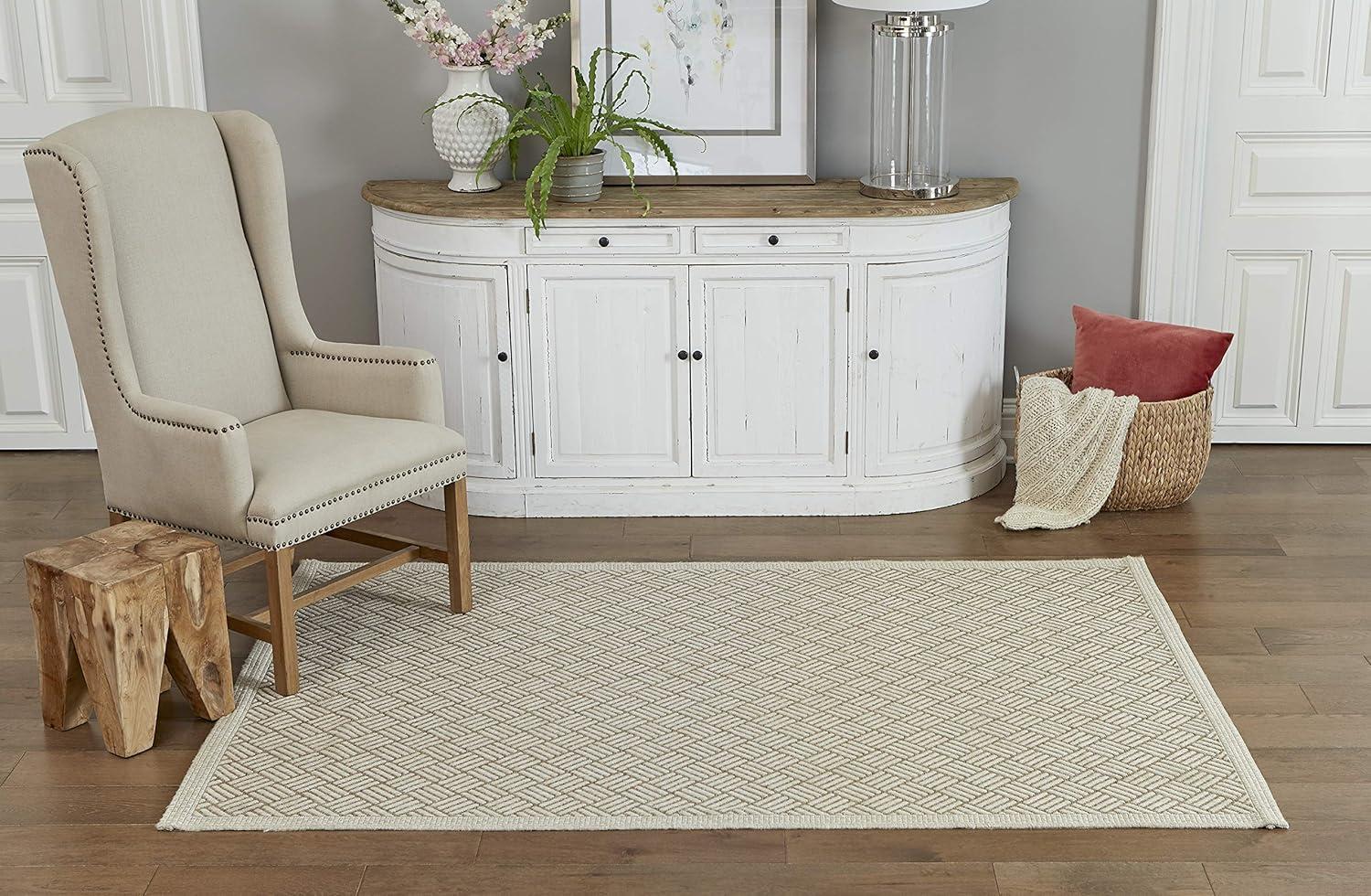 Como Linz Geometric Loomed Accent Rug - Momeni