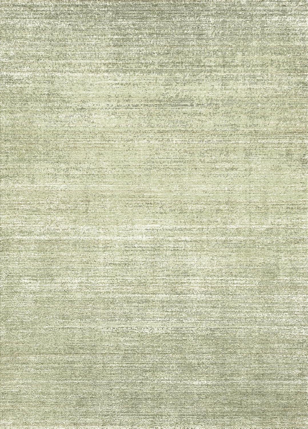 Sage Green Abstract Flat Woven Washable Area Rug