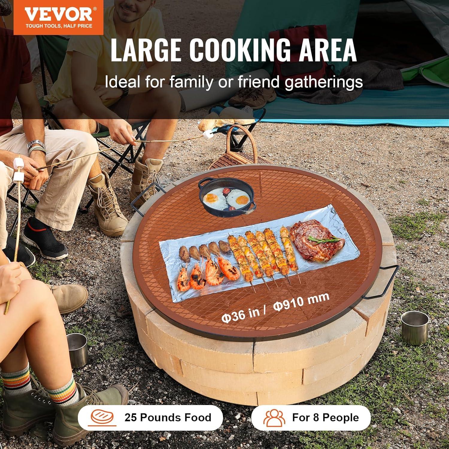 VEVOR Round Alloy Steel Fire Pit Tool