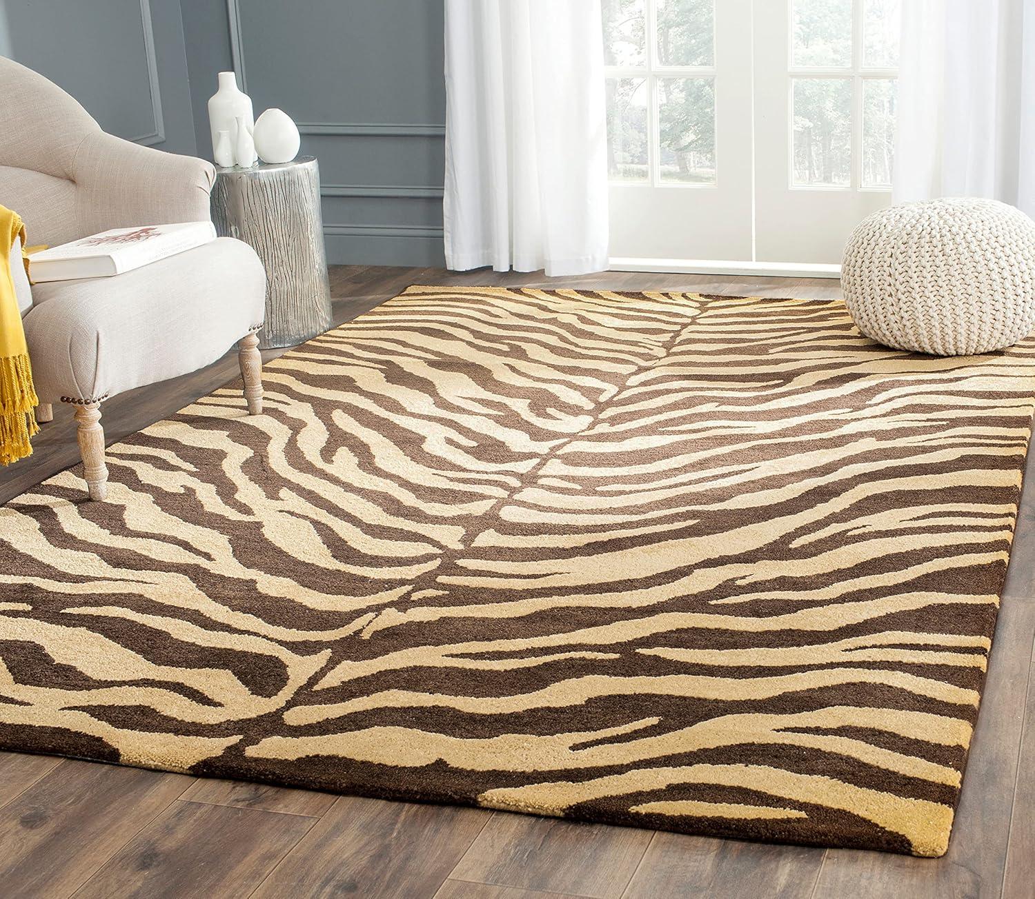 Eshleman Wool Animal Print Indoor Rug