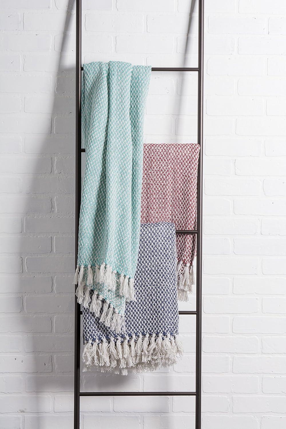 Design Imports Hand Woven Throw Blanket