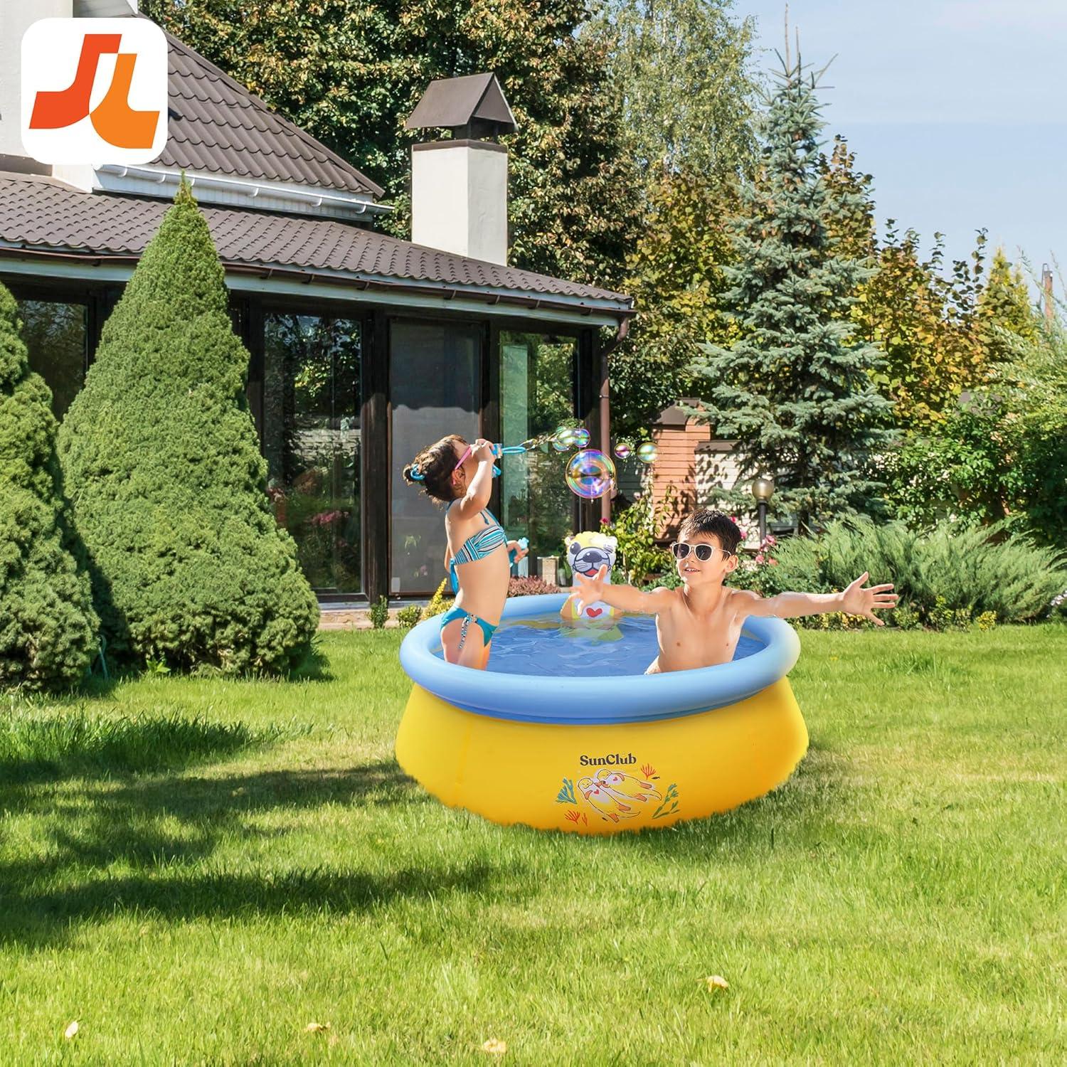 JLeisure JLeisure Inflatable Outdoor Above Ground Kid Swimming Pool