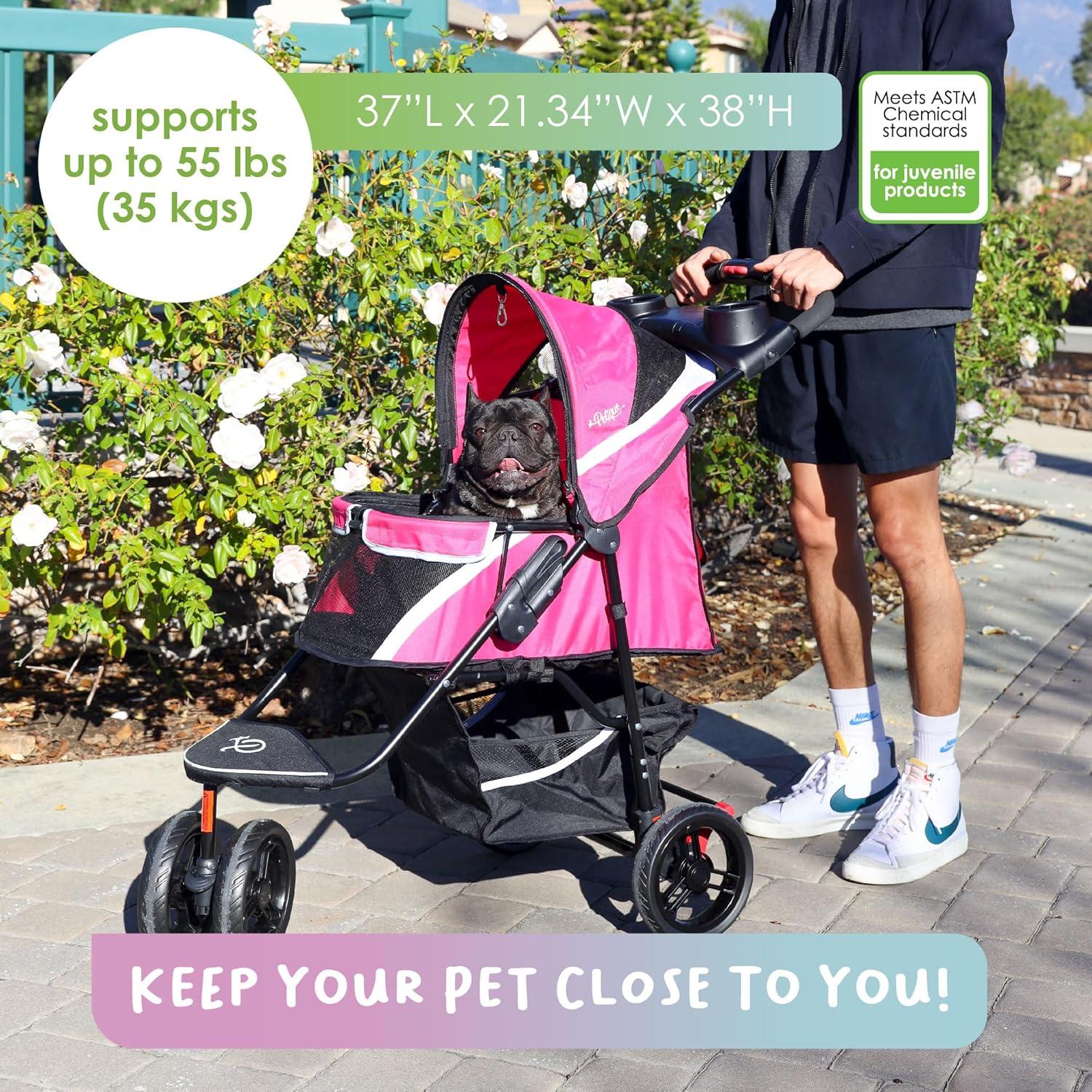 Petique Revolutionary Pet Stroller