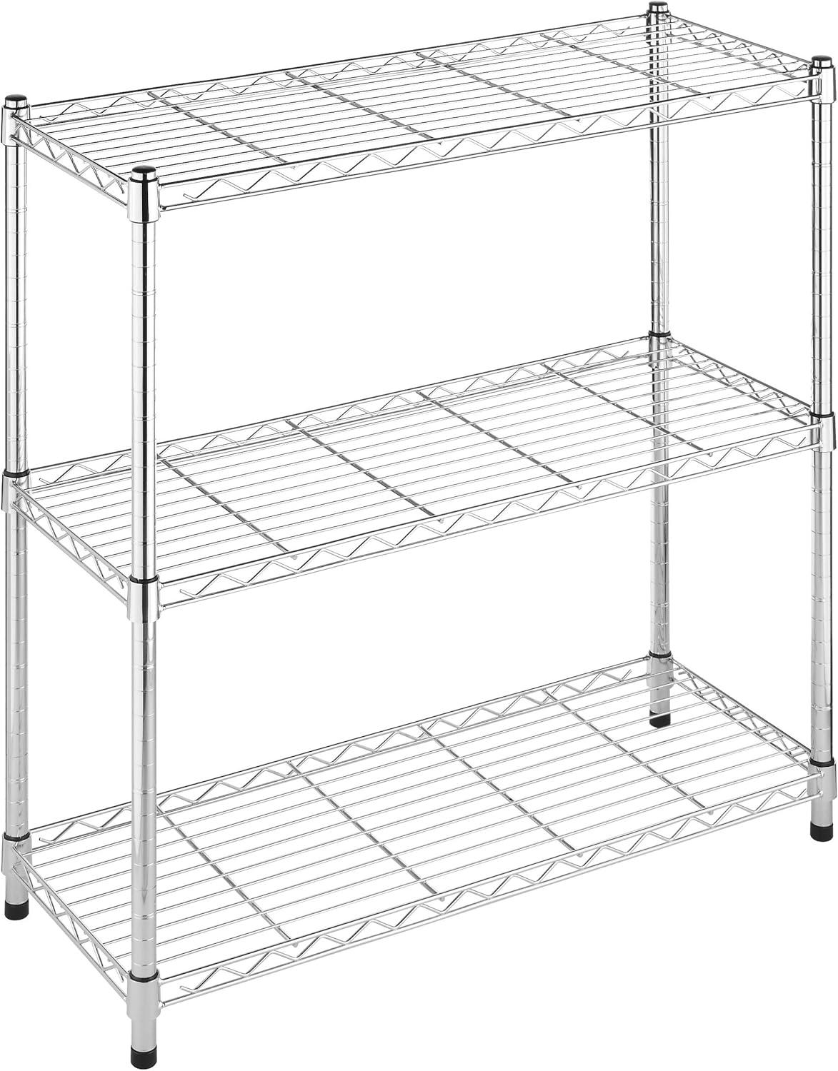 Whitmor SUPREME 3 TIER SHELVING-CHROME