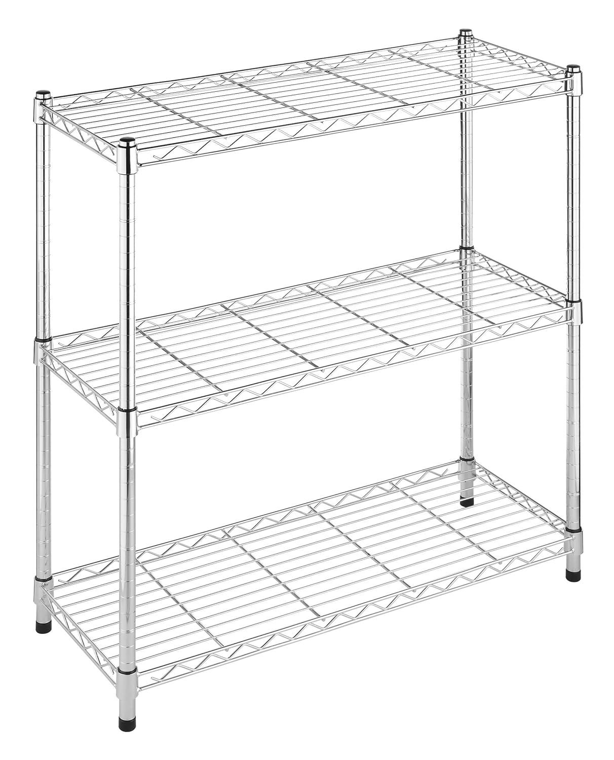 Whitmor SUPREME 3 TIER SHELVING-CHROME