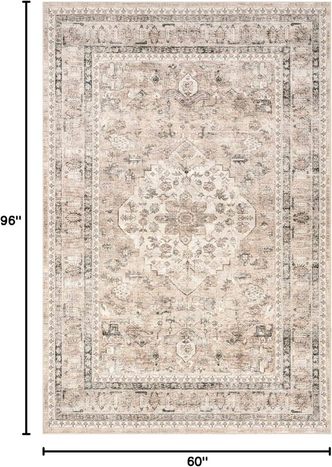 Nuloom Davi Faded Spill Proof Machine Washable Indoor Area Rug