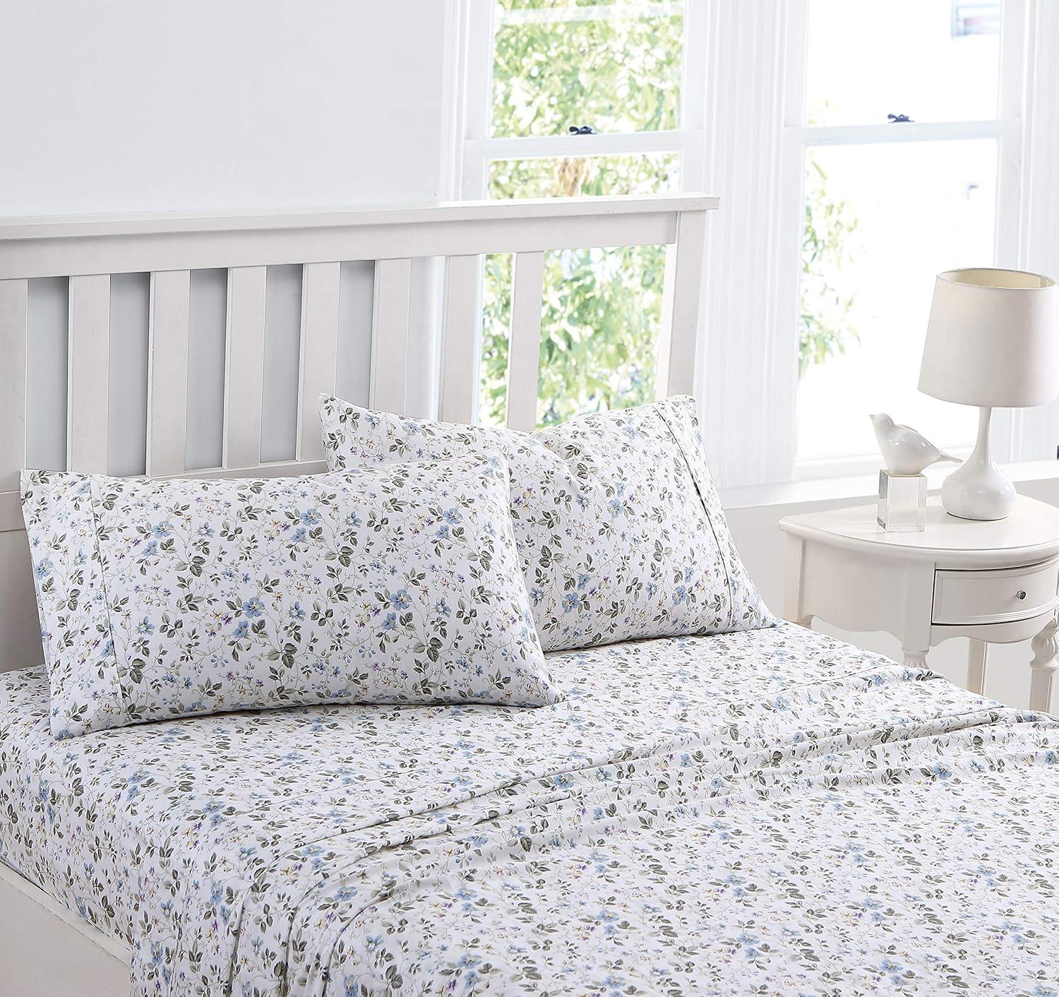 300 Thread Count Printed Pattern Pillowcase - Laura Ashley