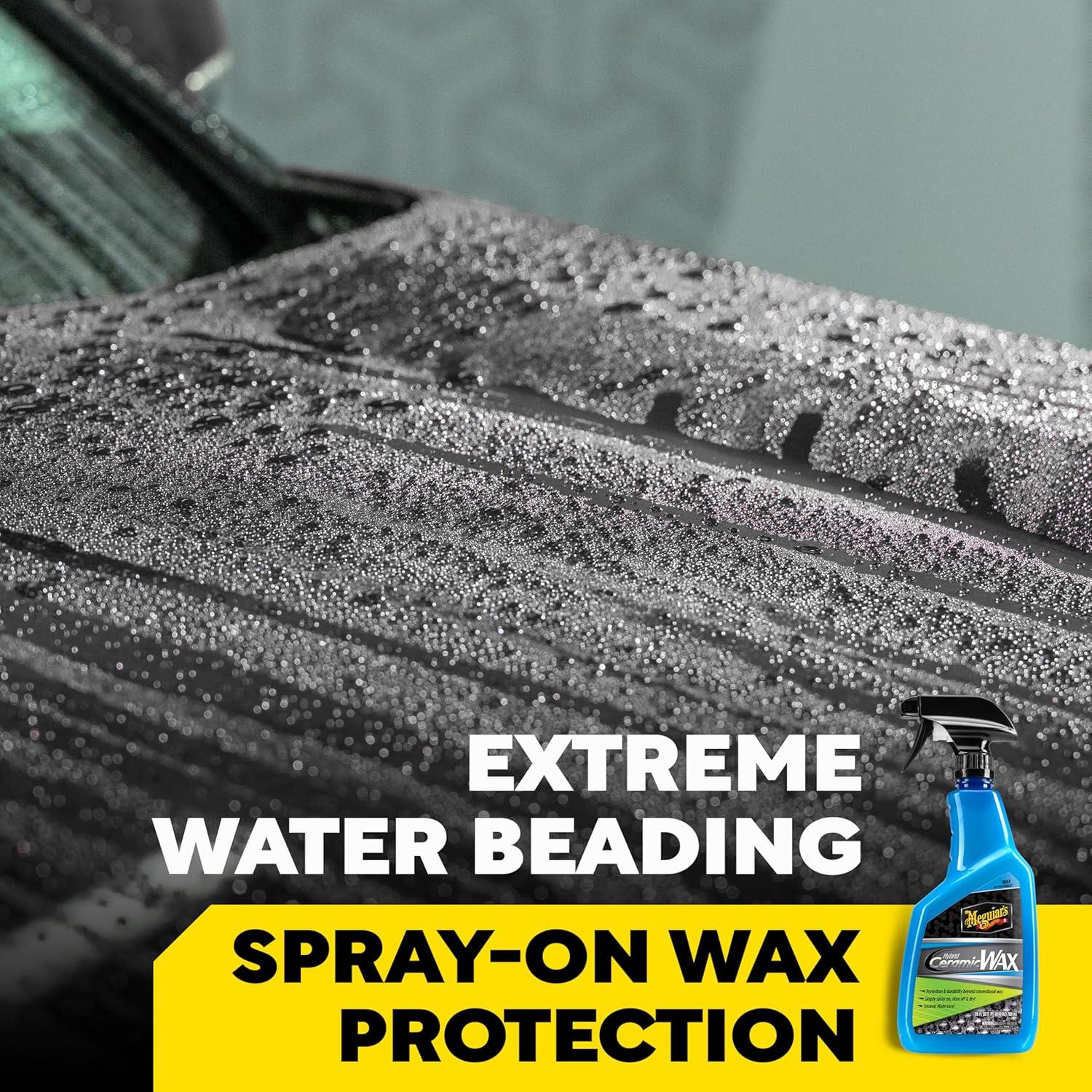 Meguiar's Hybrid Ceramic Wax – Easy to Use Ceramic Wax Protection - G190526SRP, 26 oz