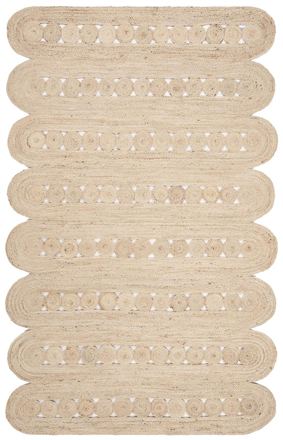 Natural Fiber NF365 Hand Woven Indoor Area Rug - Ivory - 8'x10' - Safavieh