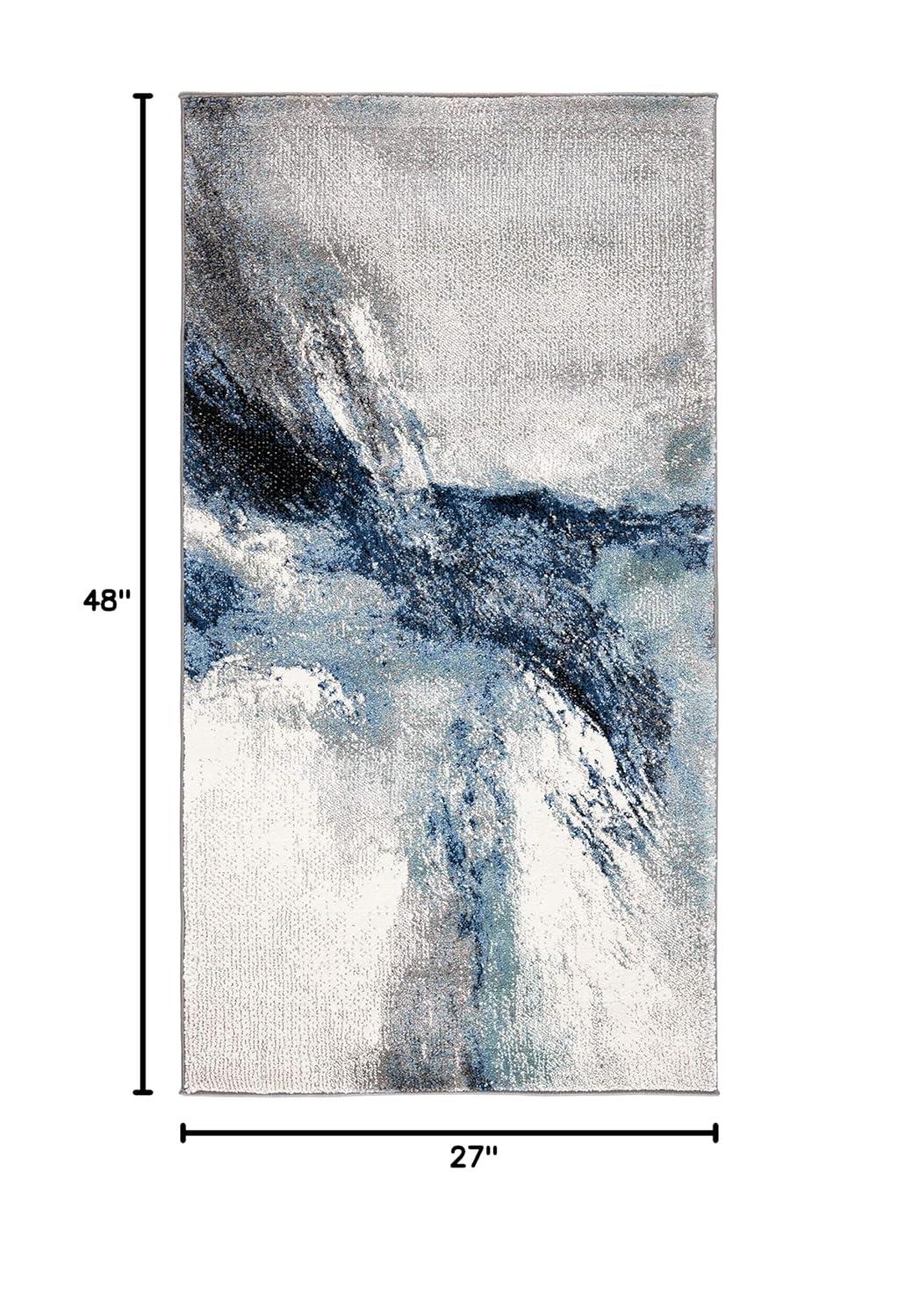 17 Stories Elara Performance Abstract Rug