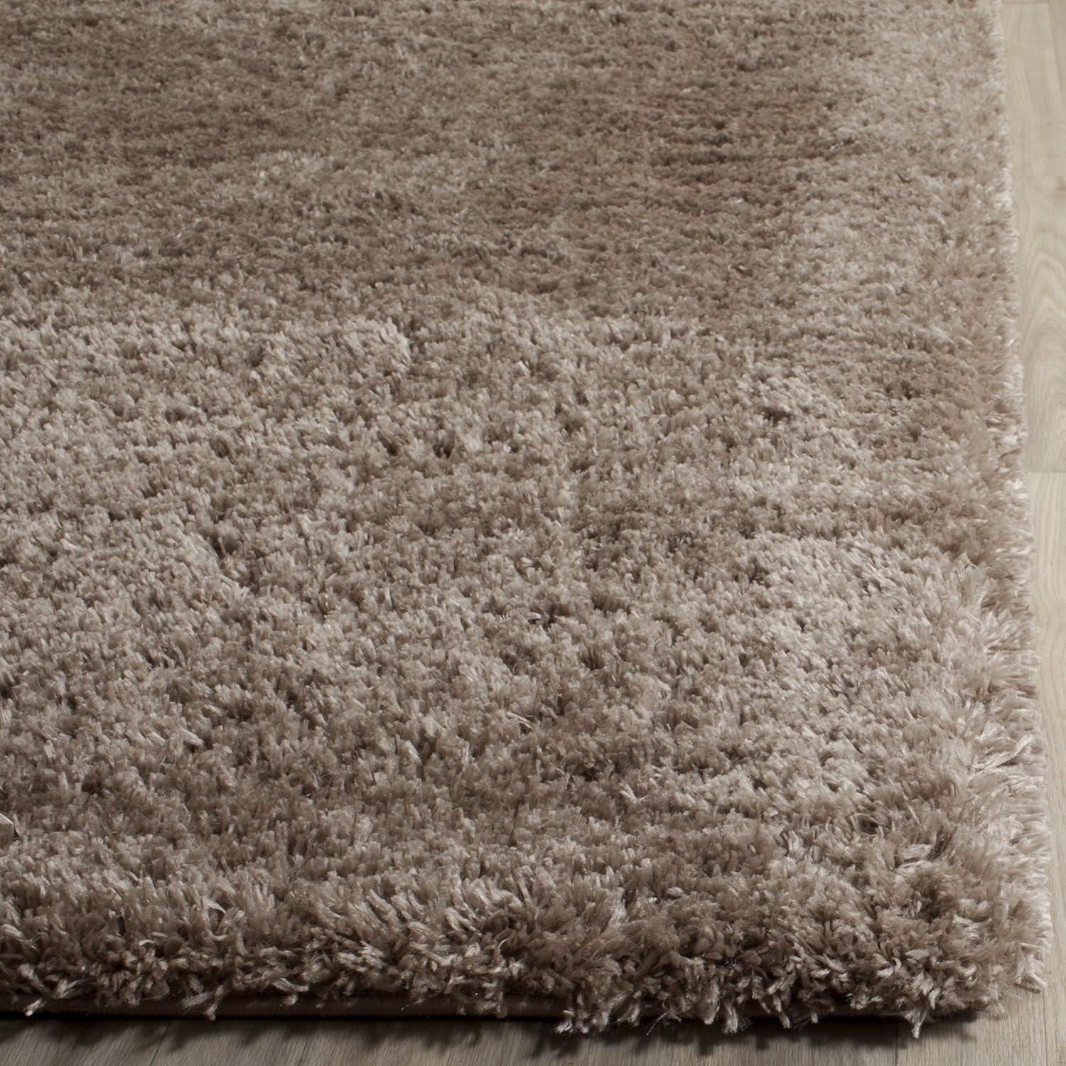 Indie Shag SGI320 Power Loomed Accent Rug - Mushroom - 3'x5' - Safavieh.