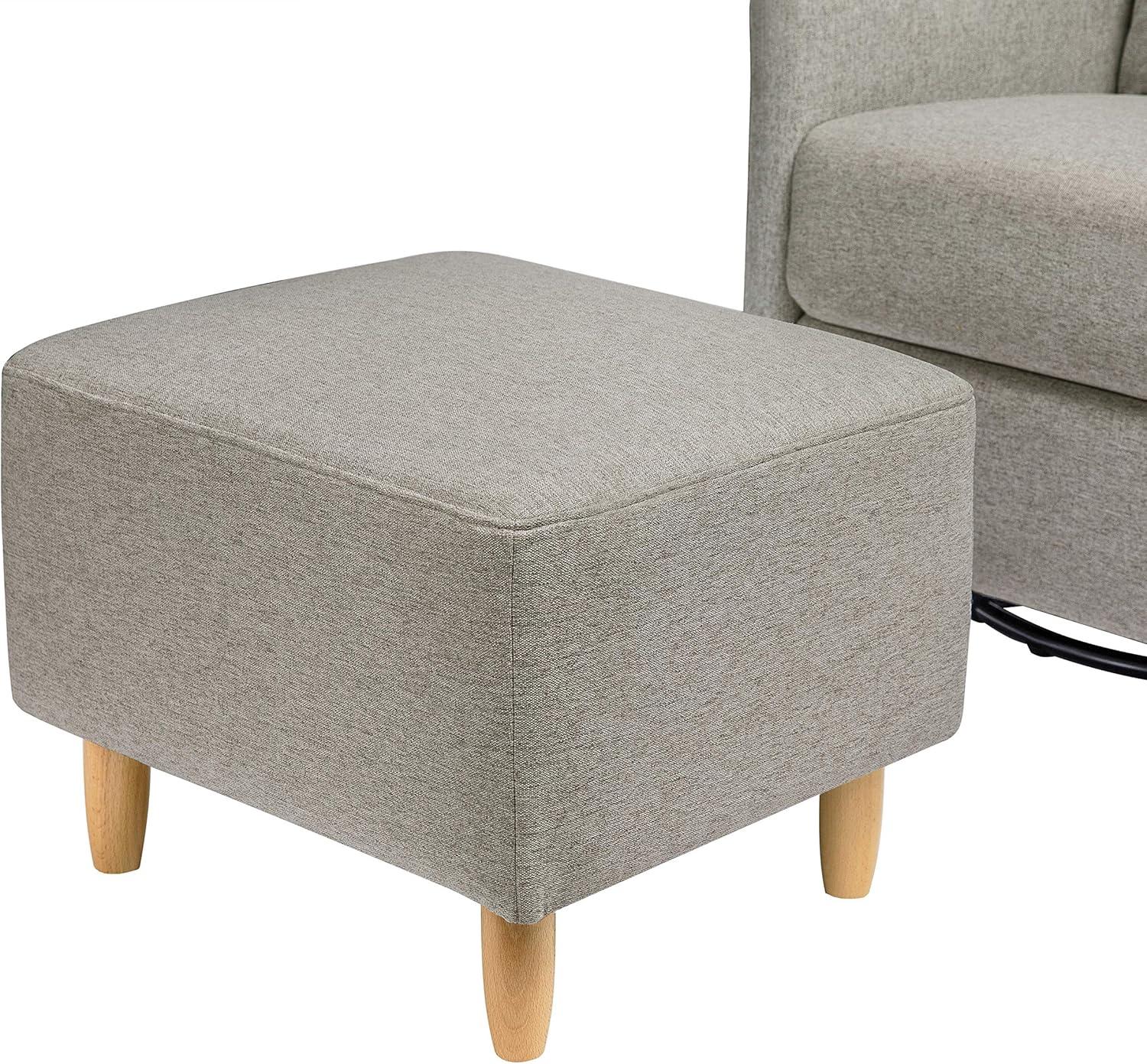 Toco Swivel Glider with Ottoman Set