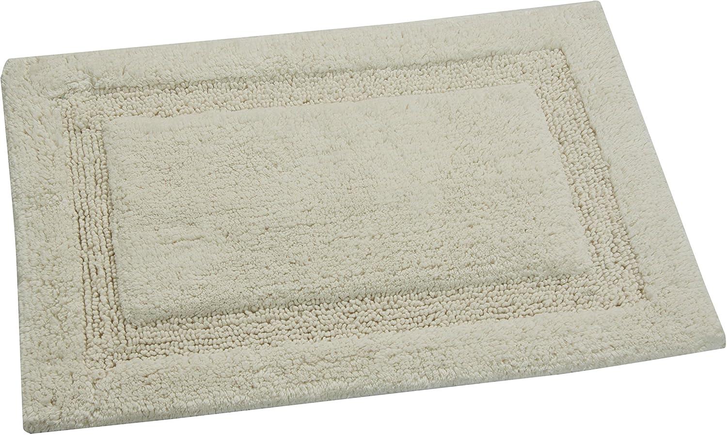 Saffron Fabs Bath Rug Solid Color, Textured Border, Pattern Regency, Assorted Colors and Sizes