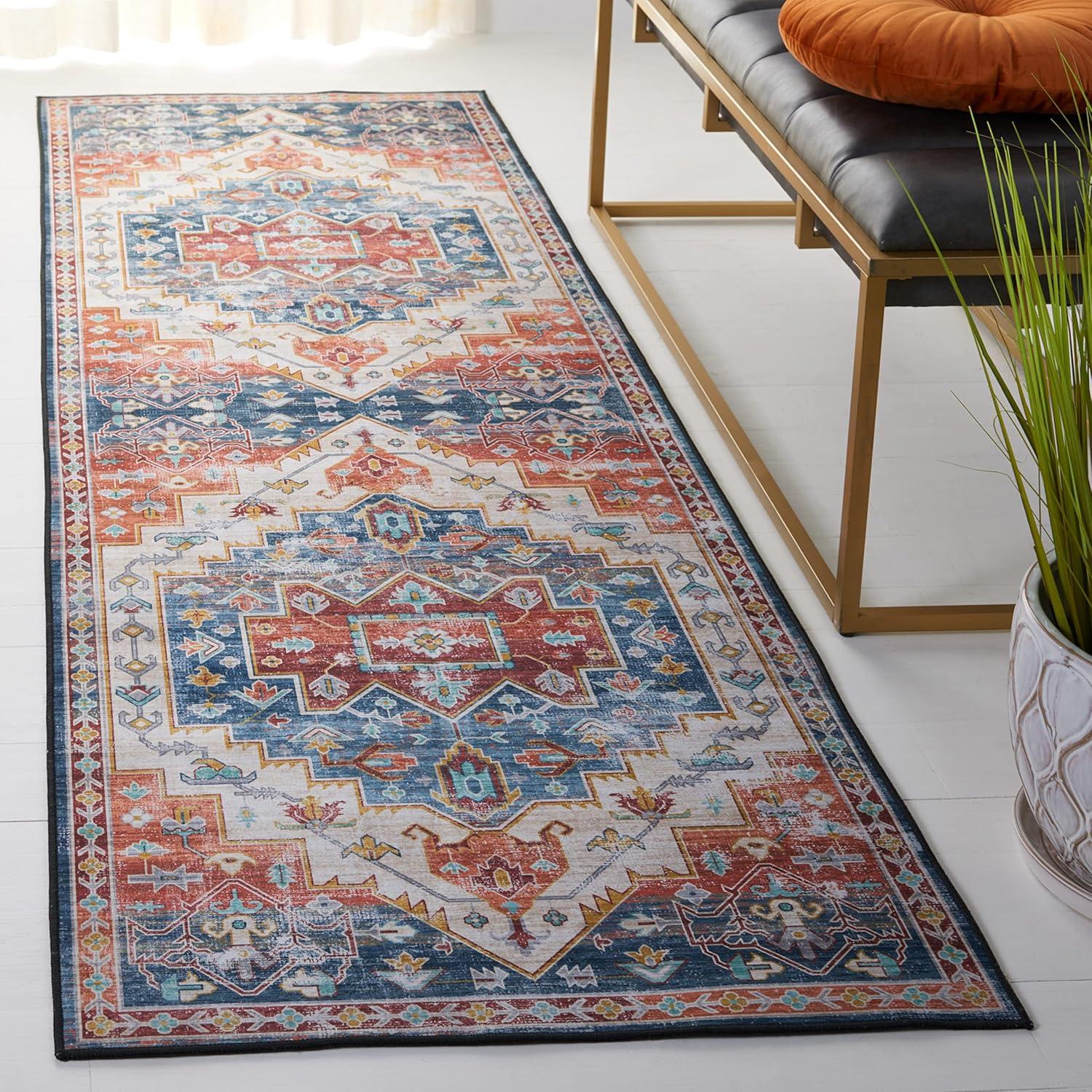 Tucson TSN116 Power Loomed Machine Washable Area Rug  - Safavieh