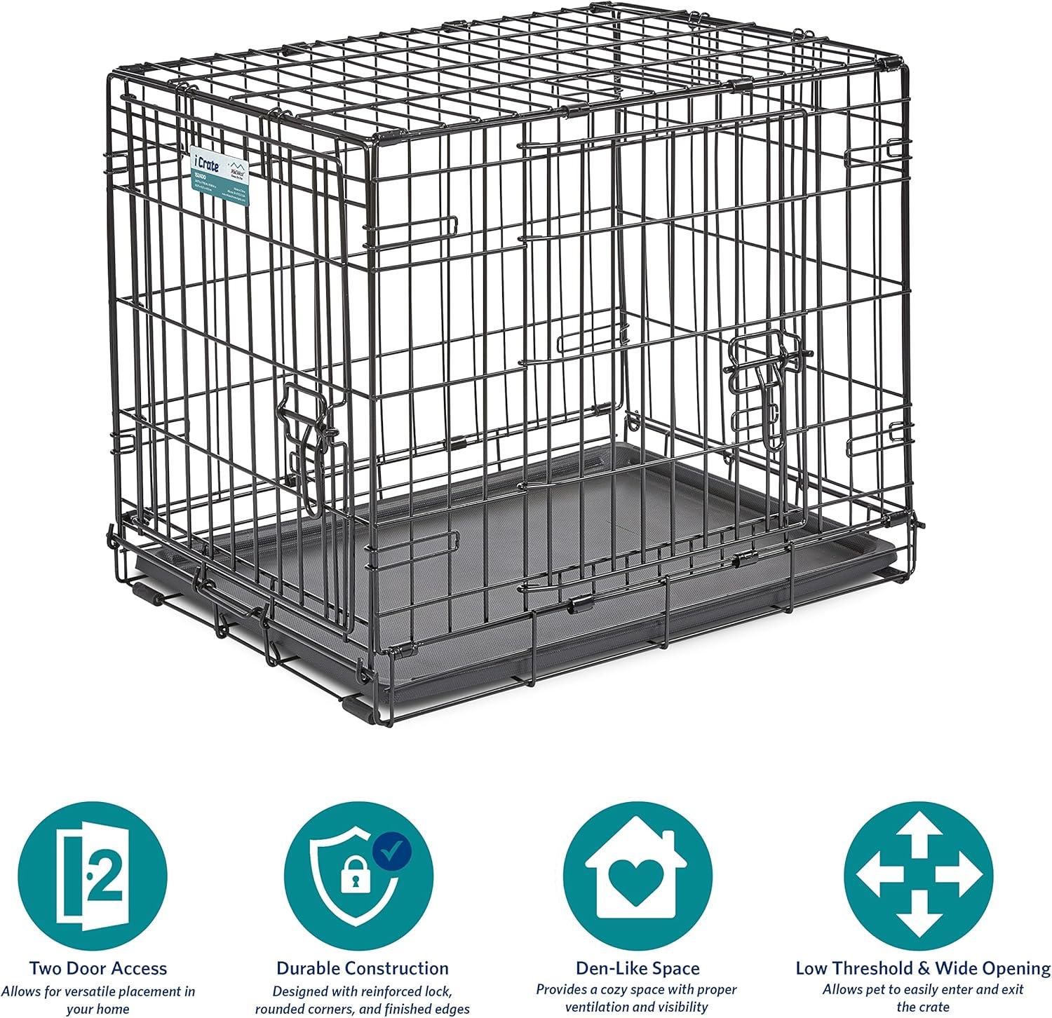 Midwest Homes For Pets MidWest Homes for Pets Double Door iCrate