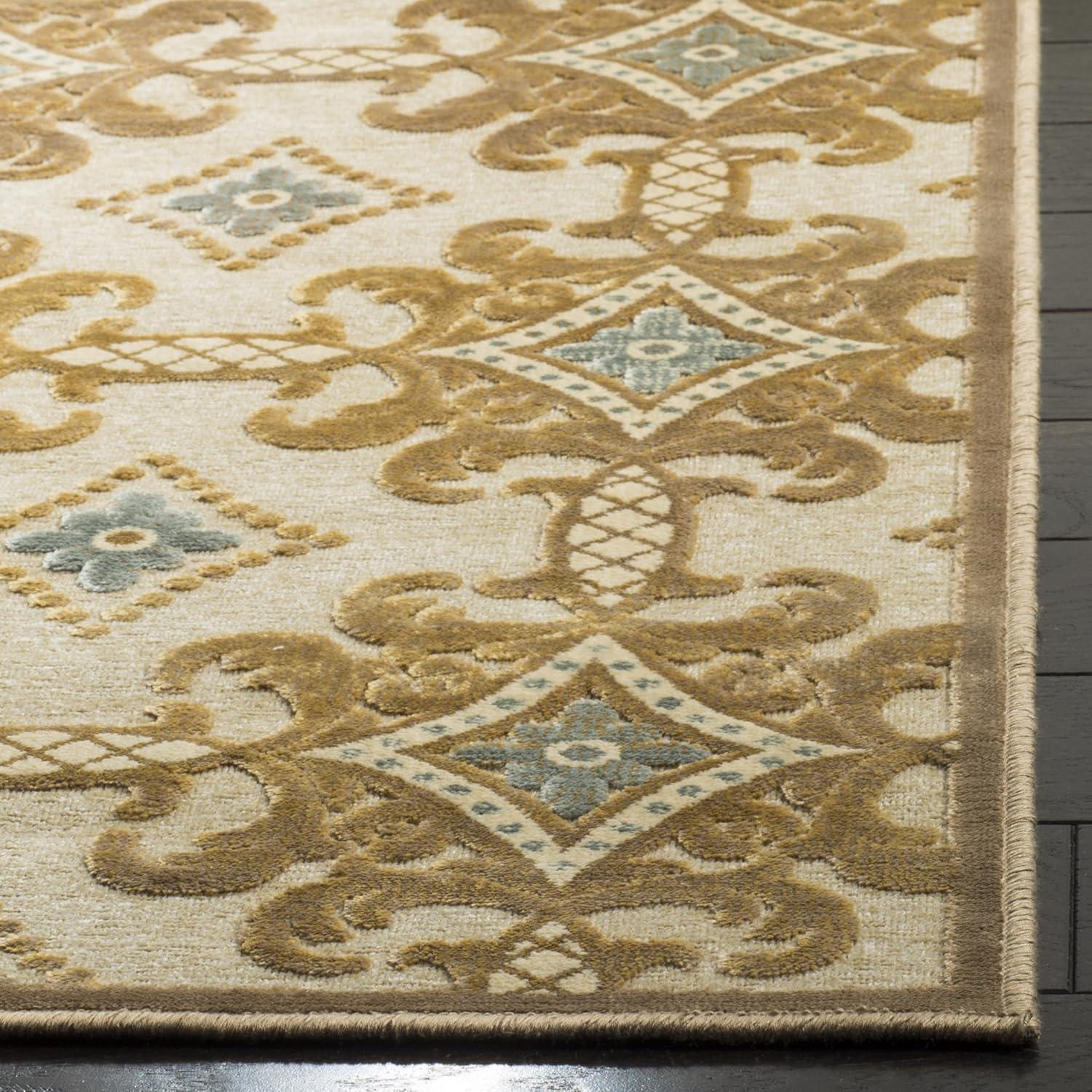 SAFAVIEH Martha Stewart MSR74303-1640 Taupe / Cream Rug