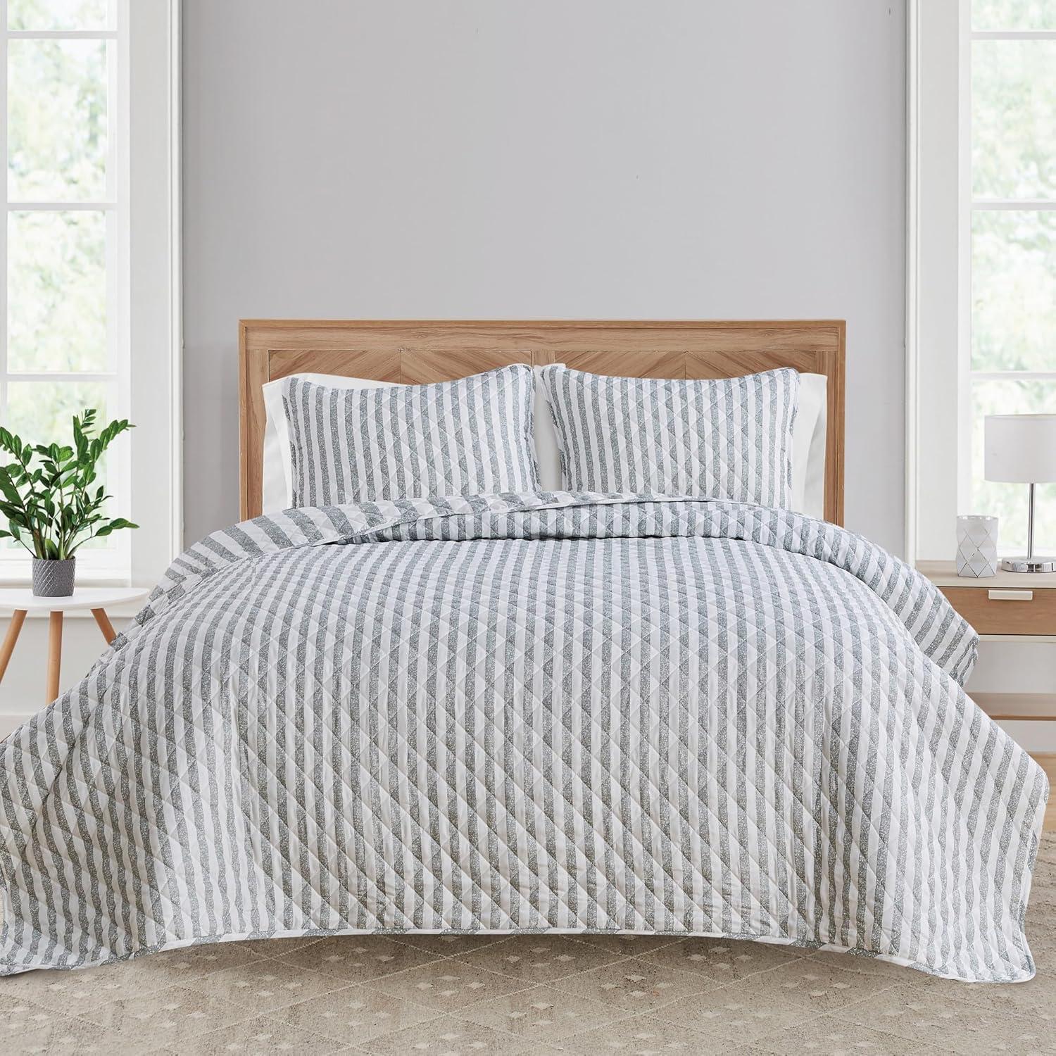 Market & Place Sofia No Striped Quilt Set