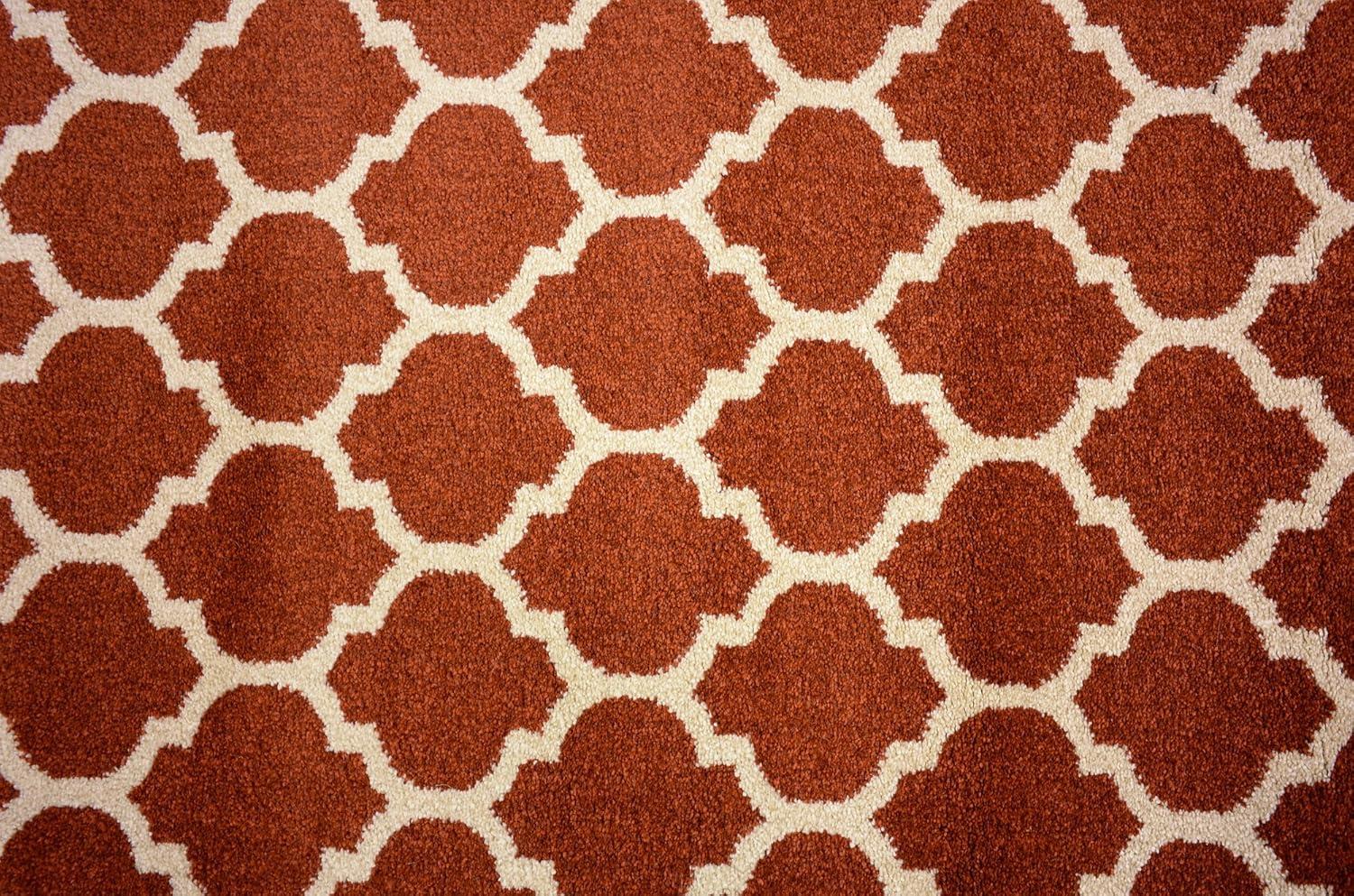 Trellis Philadelphia Red/Beige 2' 7 x 10' 0 Runner Rug