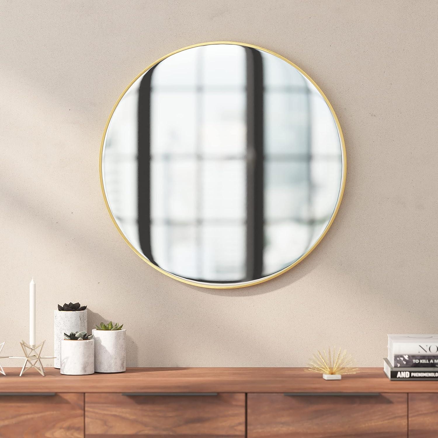 Taylor & Logan Metal Round Wall Mirror