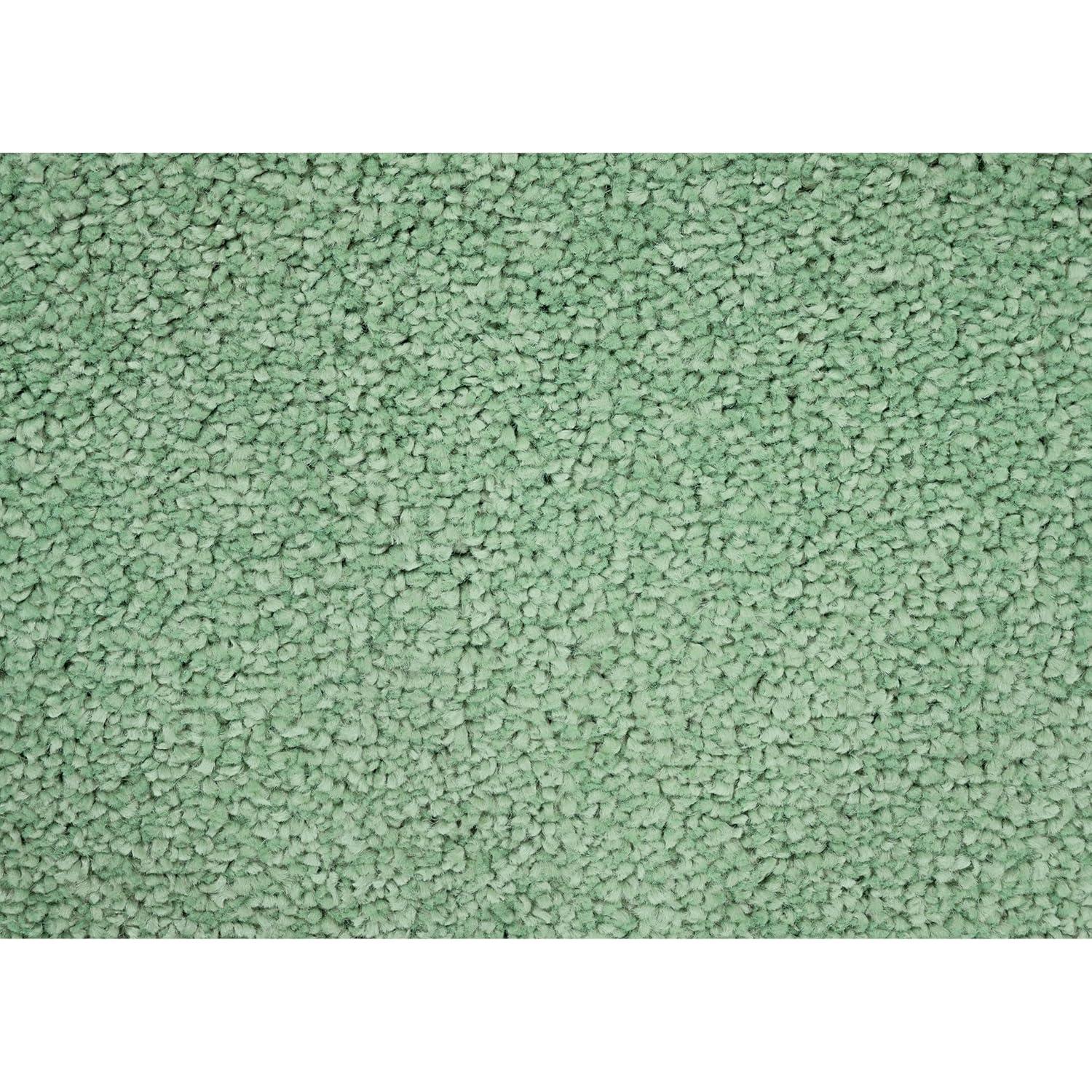 Garland Rug Gramercy Washable Bath Rug Set, 2-Piece (20"x34" & Contour Rug) Deep Fern