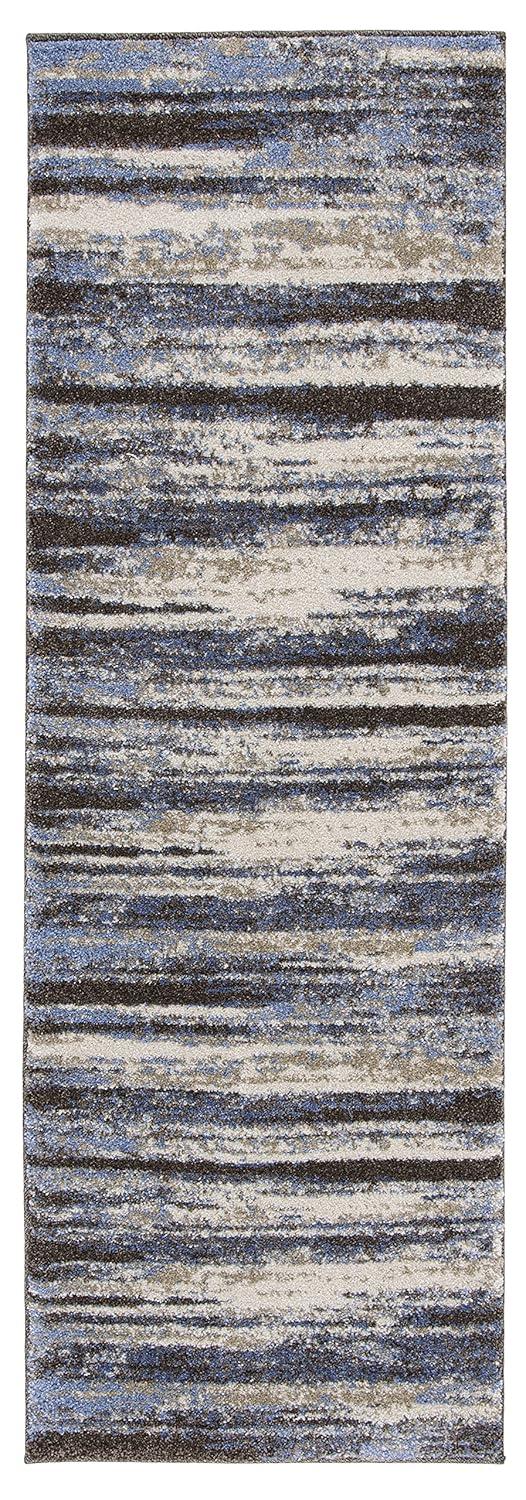 Retro RET2138 Power Loomed Indoor Runner Rug - Cream/Blue - 2'3"x13' - Safavieh.