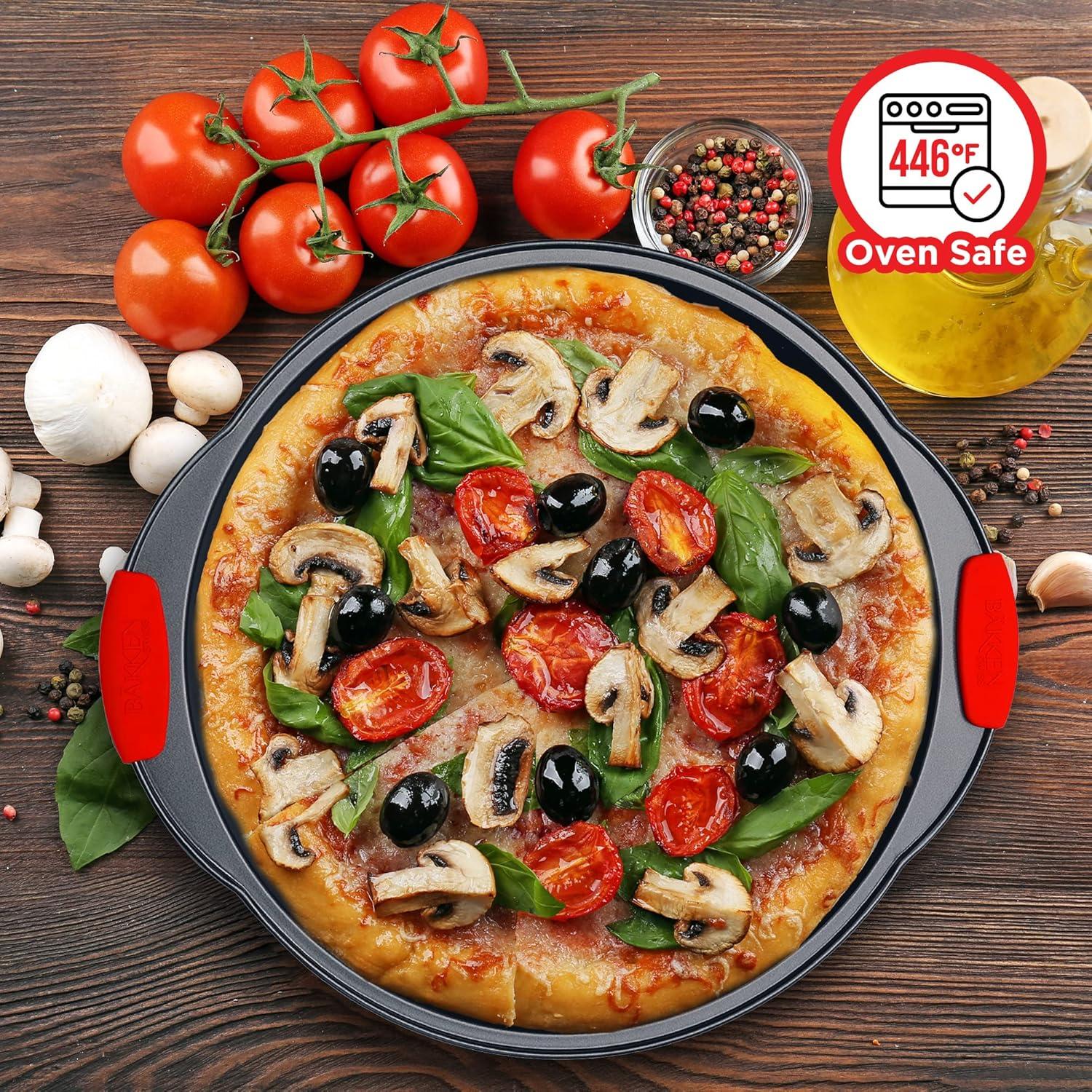 Lifemaster Lifemaster Non-Stick Steel Pizza Pan