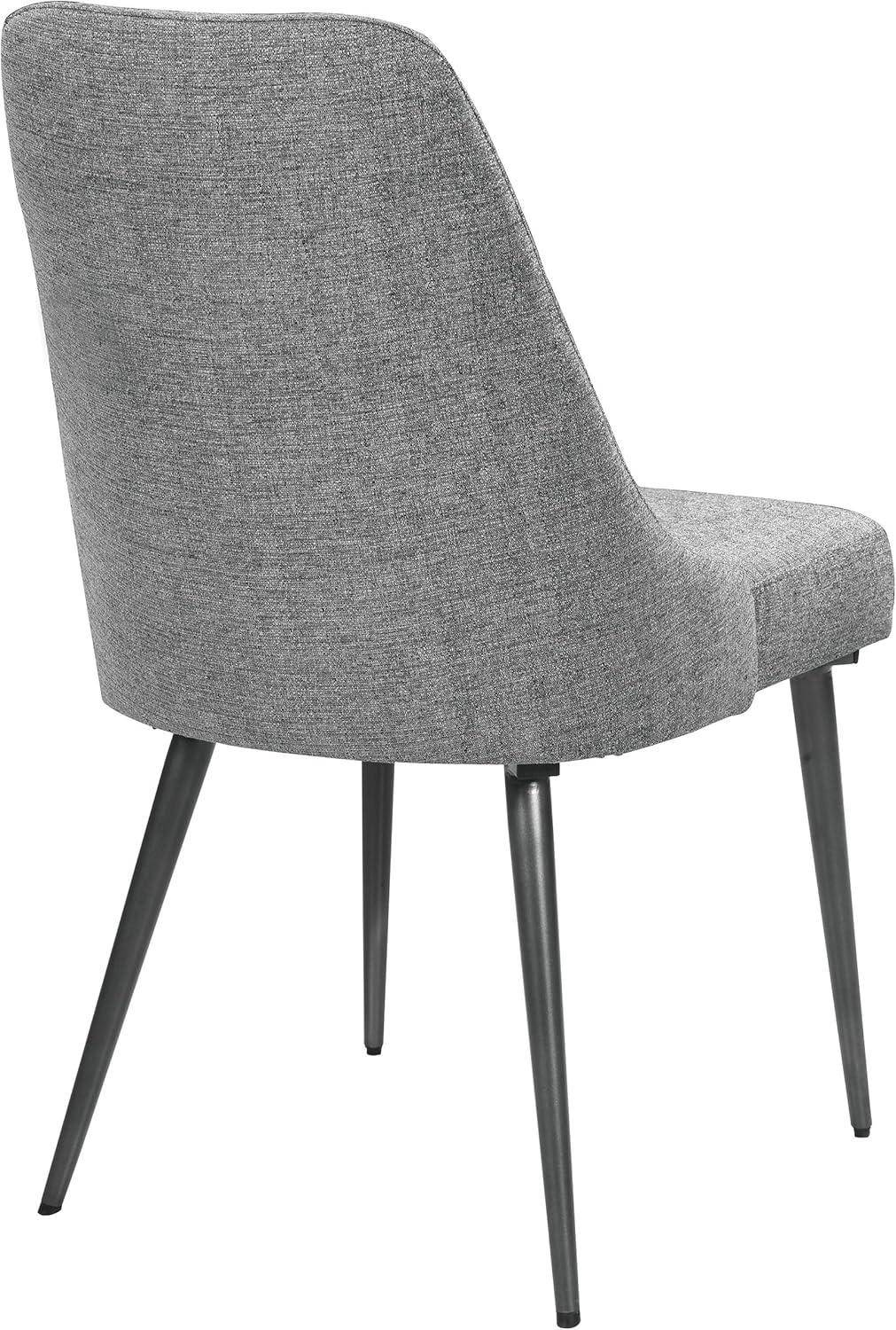 Alan Upholstered Dining Chairs Grey (Set Of 2)