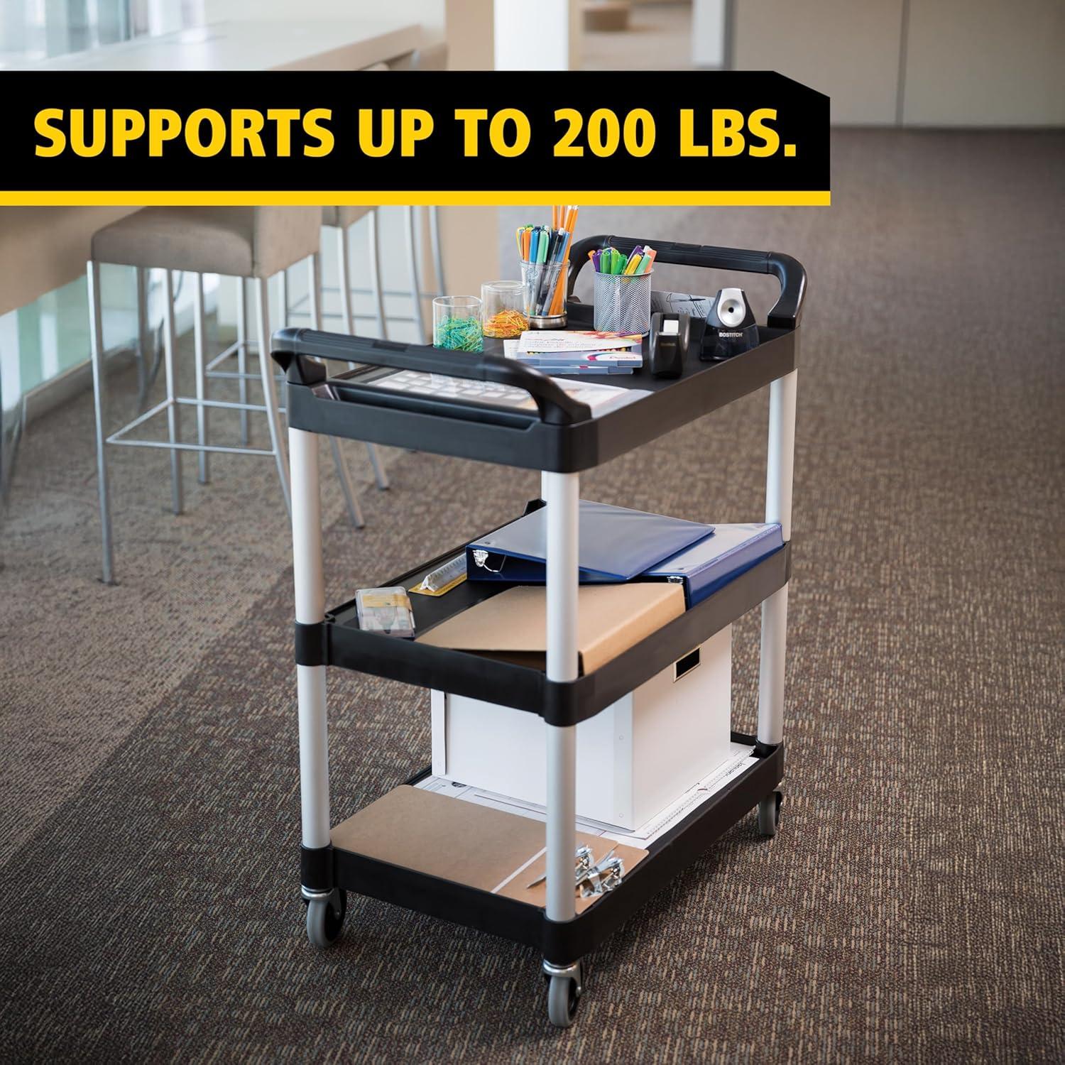 Rubbermaid Commercial Products 37.75'' H x 18.63'' W Utility Cart with Wheels