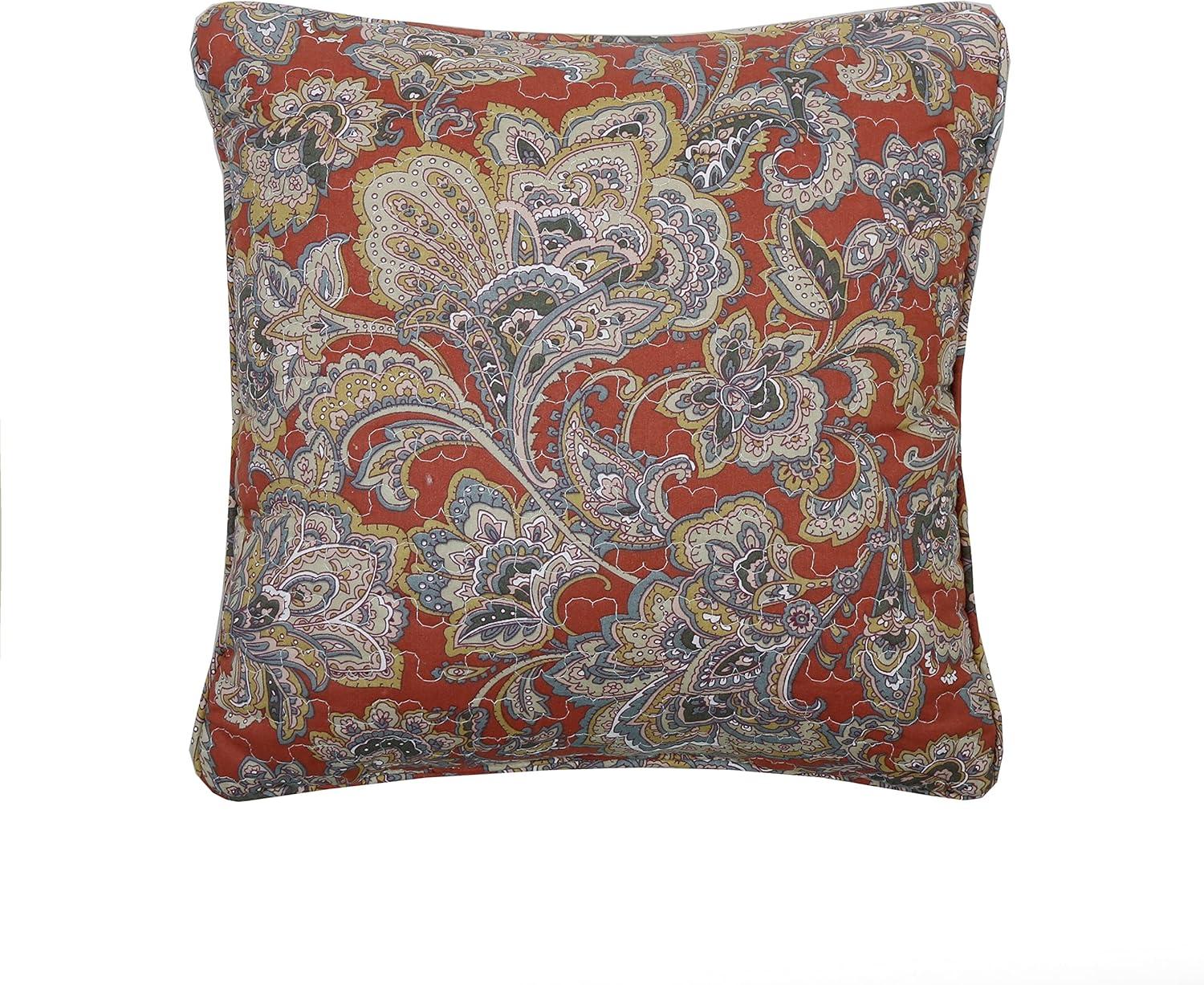 Traditional Cotton Paisley Quilt Set
