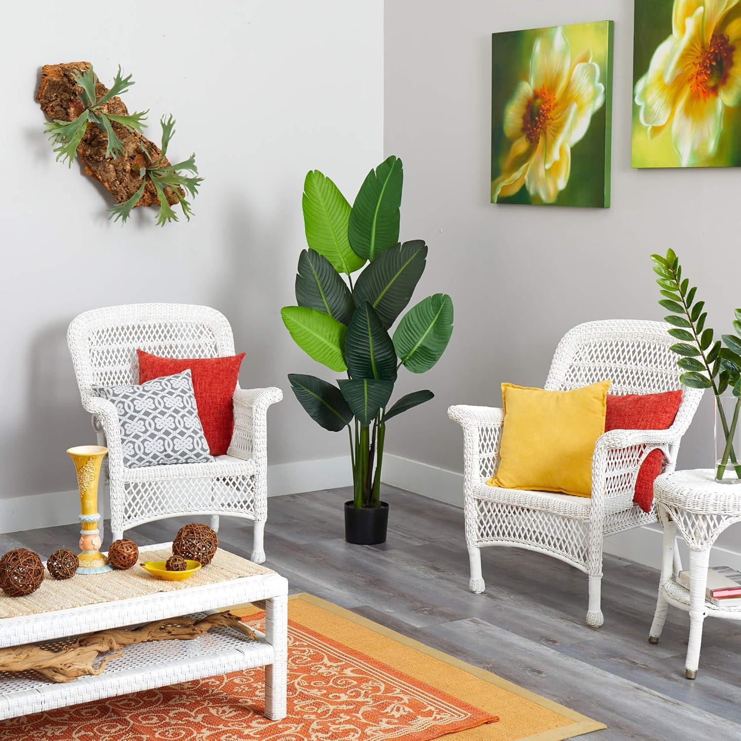 Nearly Natural 58-in Travelers Palm Artificial tree