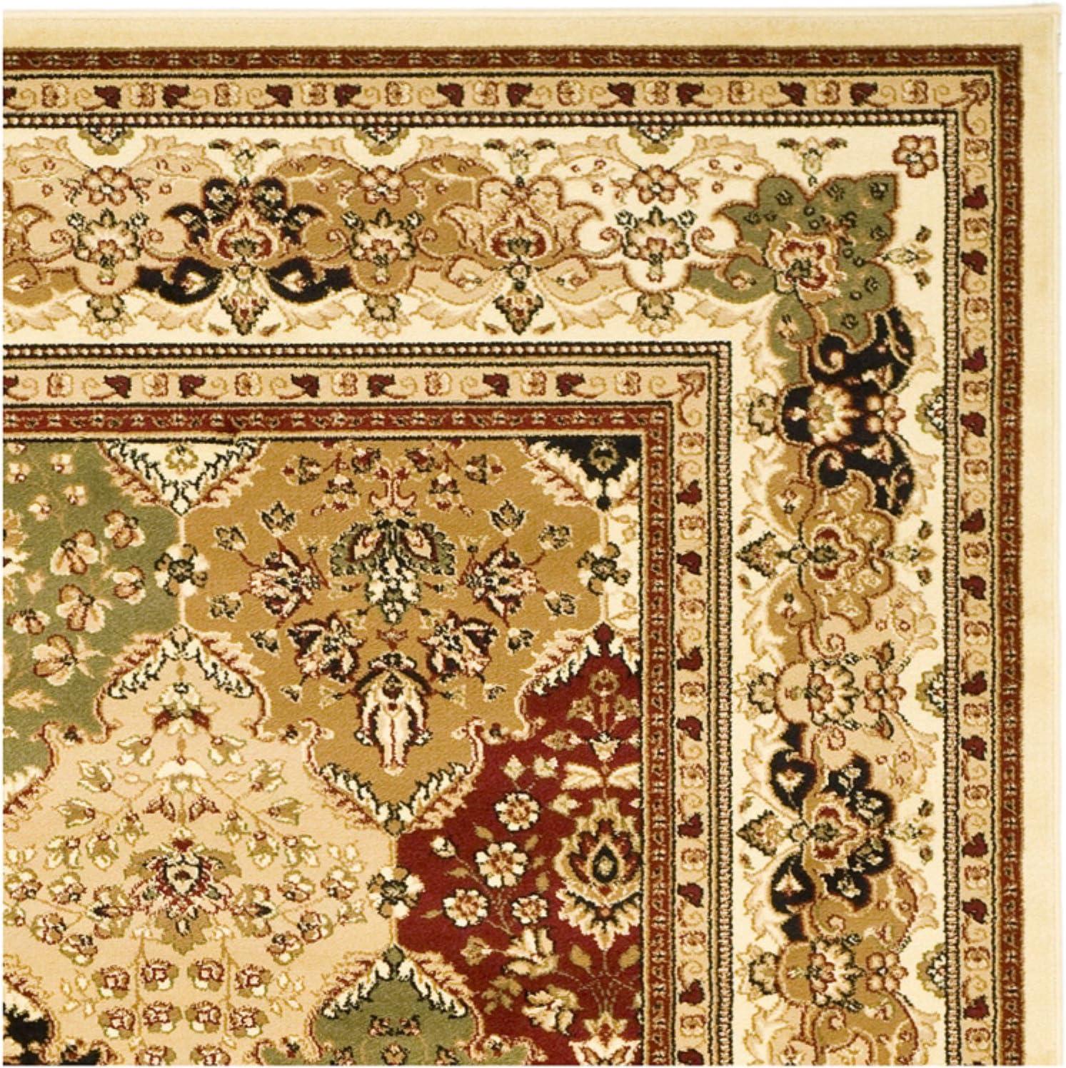 SAFAVIEH Lyndhurst Oliva Traditional Bordered Area Rug, Multi/Ivory, 4' x 6'