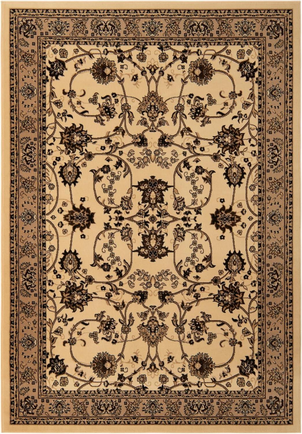 Unique Loom Sialk Hill Washington Floral Indoor Woven Area Rug