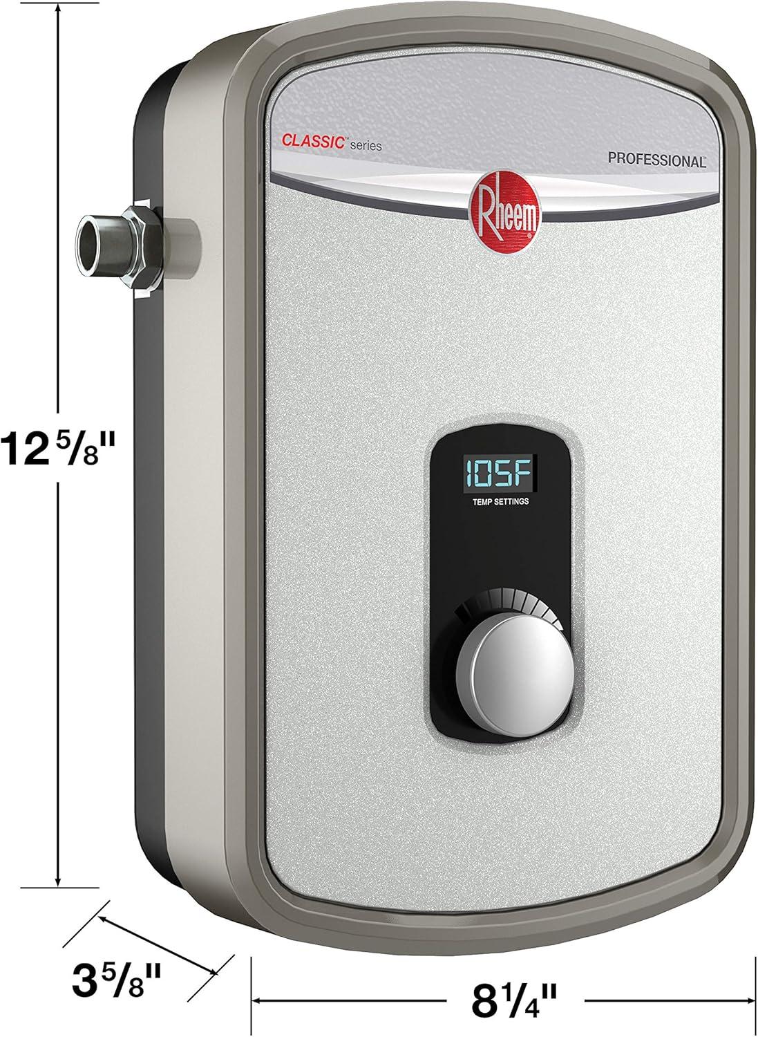 Professional 8 kW/240 Volt 1.95 GPM Tankless Electric Tankless Water Heater