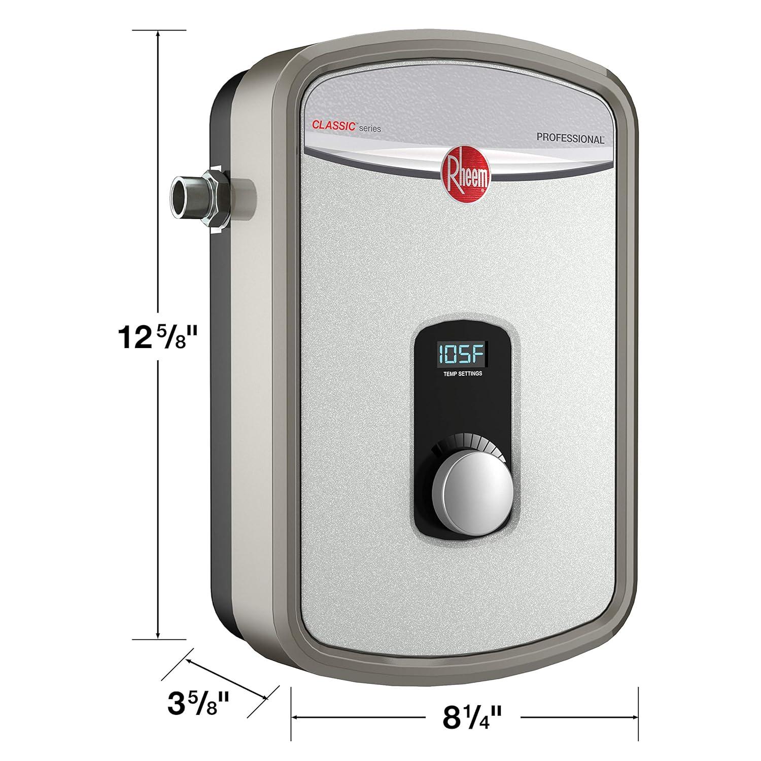 Professional 8 kW/240 Volt 1.95 GPM Tankless Electric Tankless Water Heater