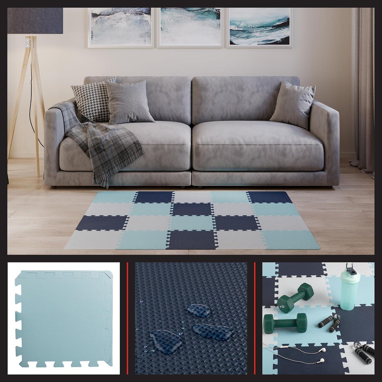 Foam Floor Tiles 20PK - 20sqft (Blue)