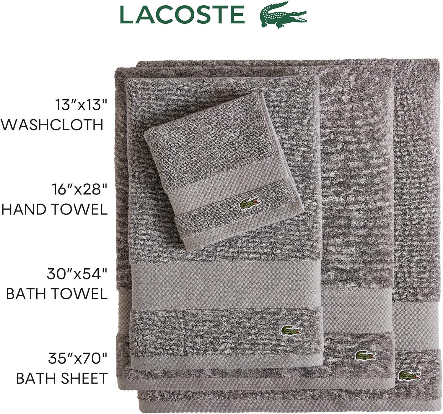 Lacoste Lacoste Heritage 100% Supima Cotton Bath Mat