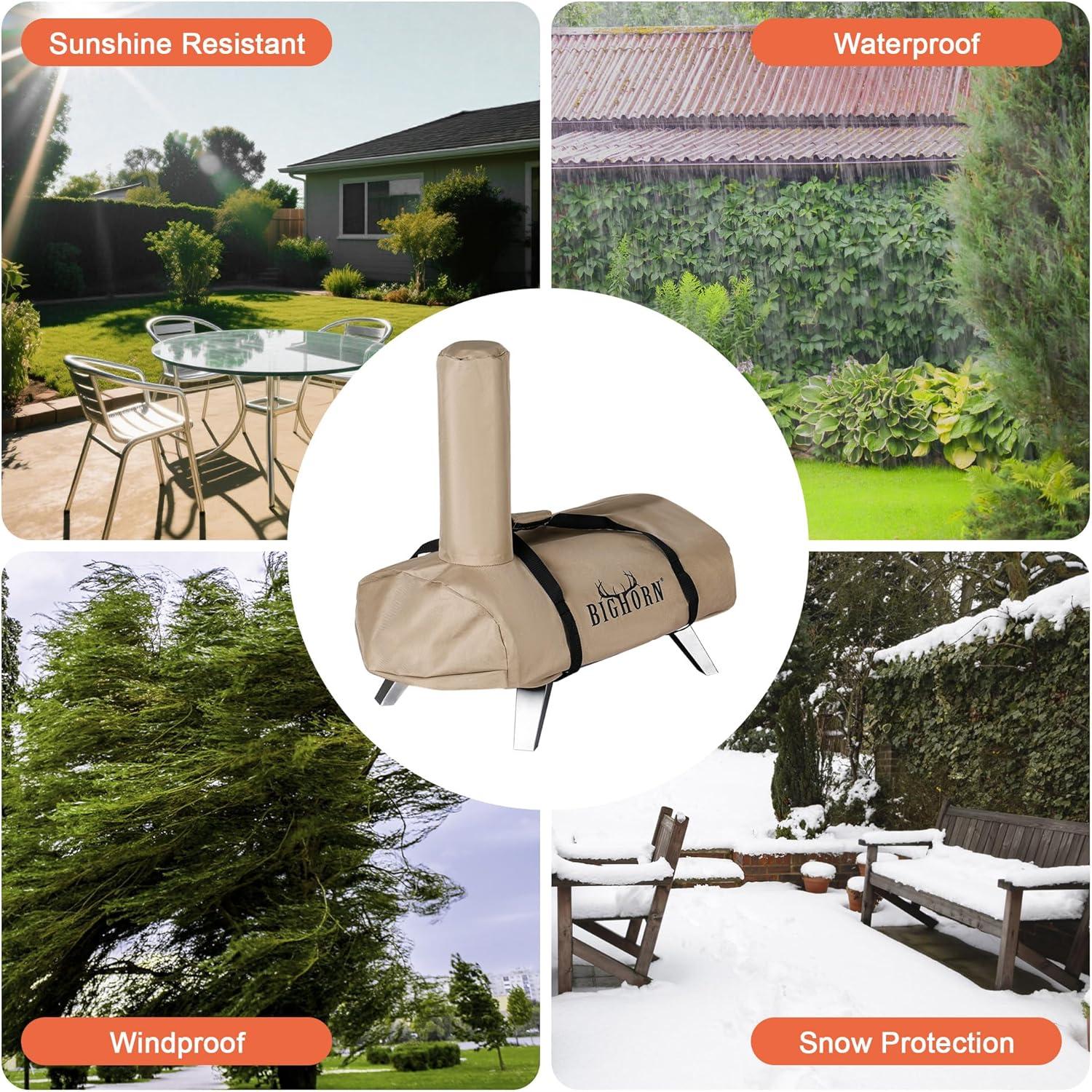 Pizza Oven Cover Big Horn Outdoor Portable Waterproof