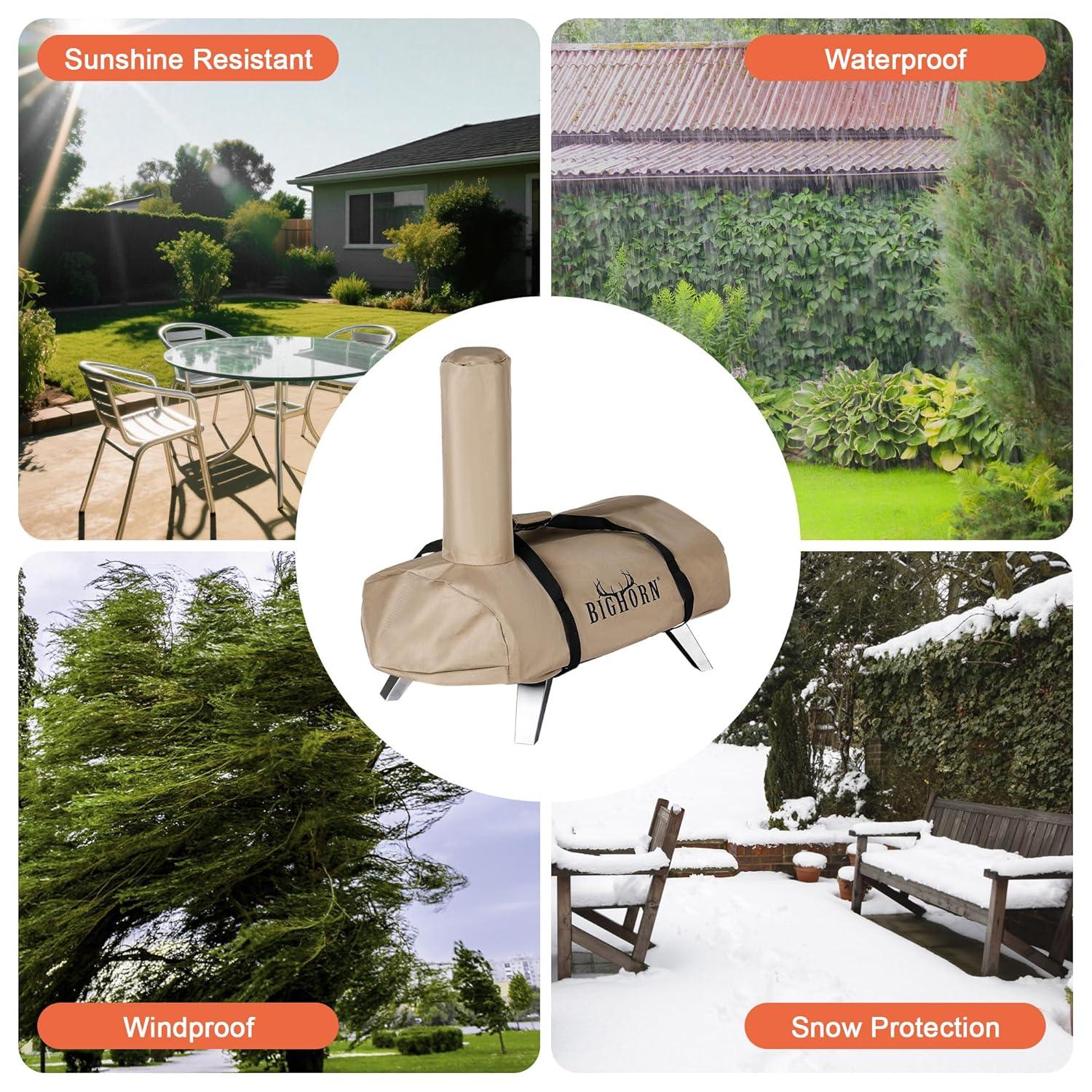 Pizza Oven Cover Big Horn Outdoor Portable Waterproof