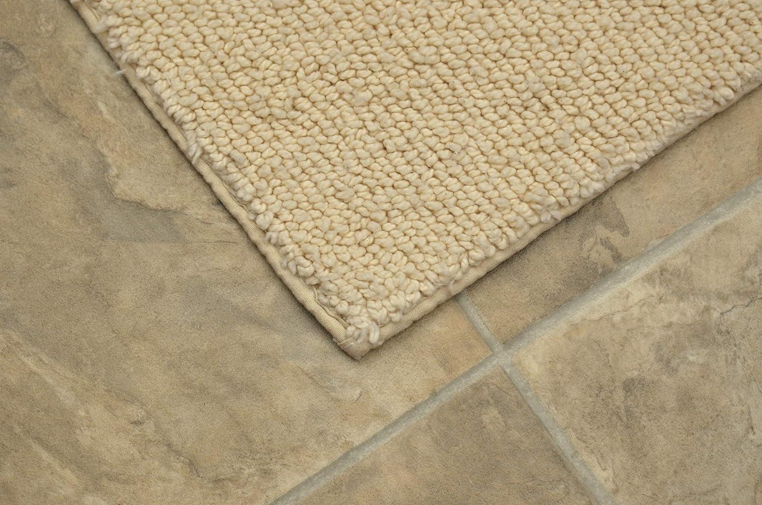 Queen Cotton Washable Bath Rug - Garland