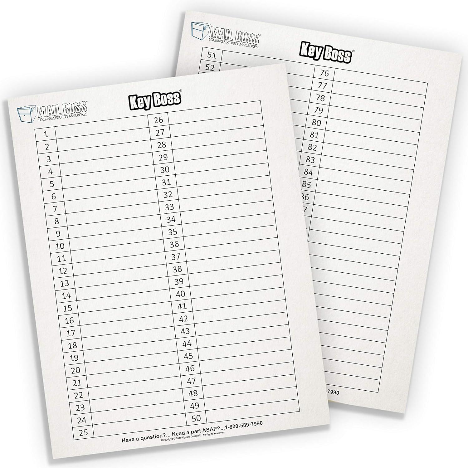 Mail Boss Key Boss Security Cabinet Drop Box with Lock