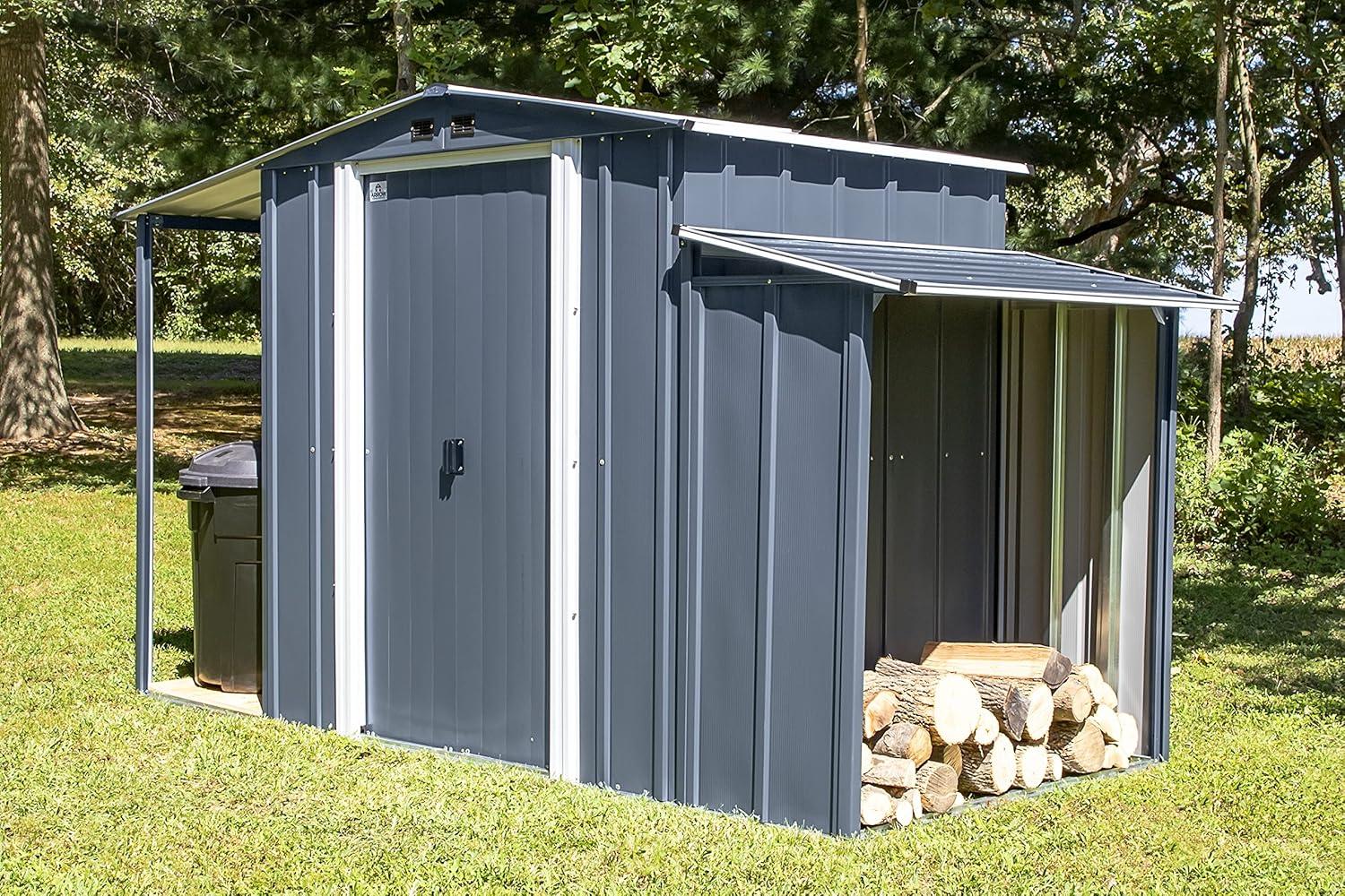 Arrow 3-In-1 Steel Utility Shed