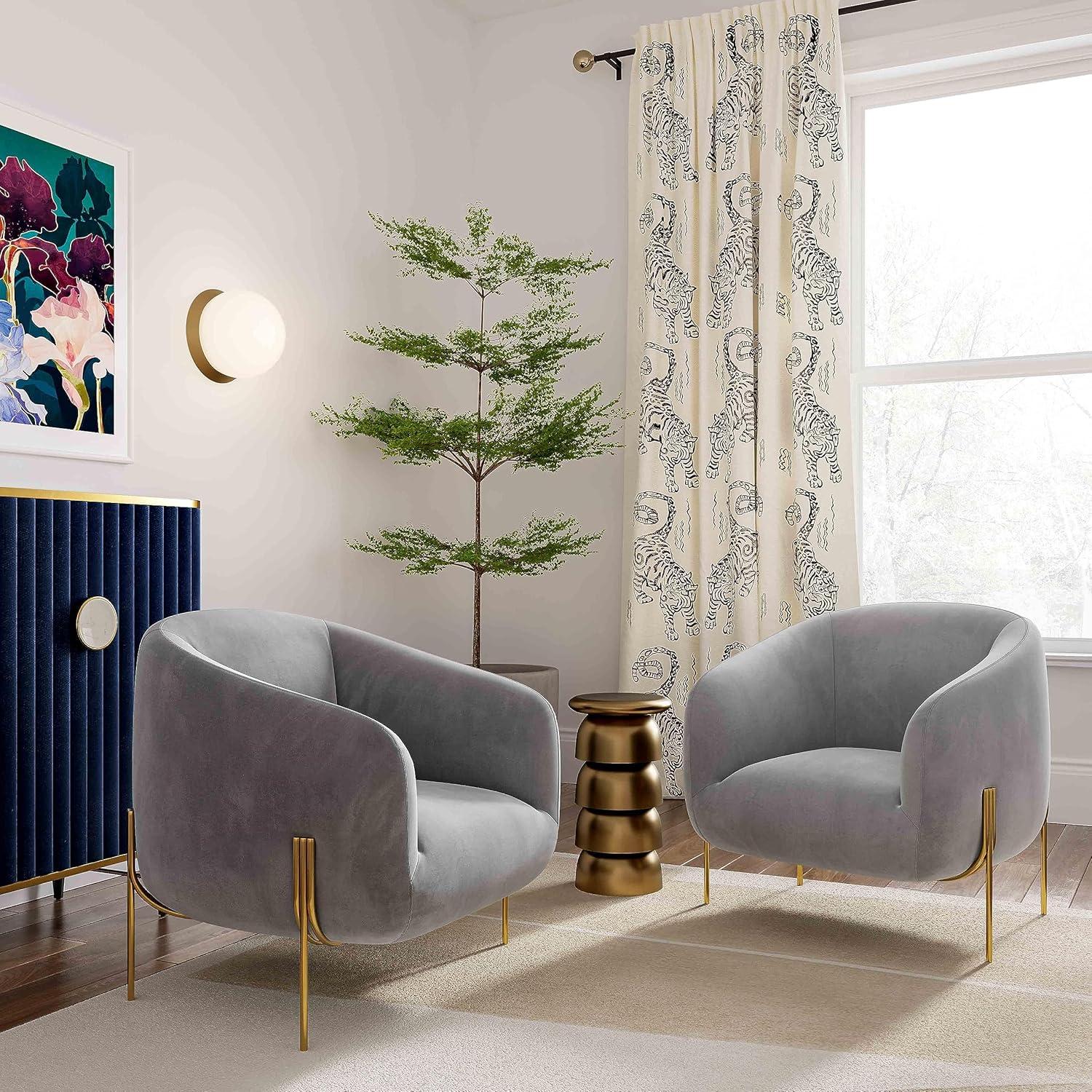 TOV Furniture Kandra Velvet Accent Chair
