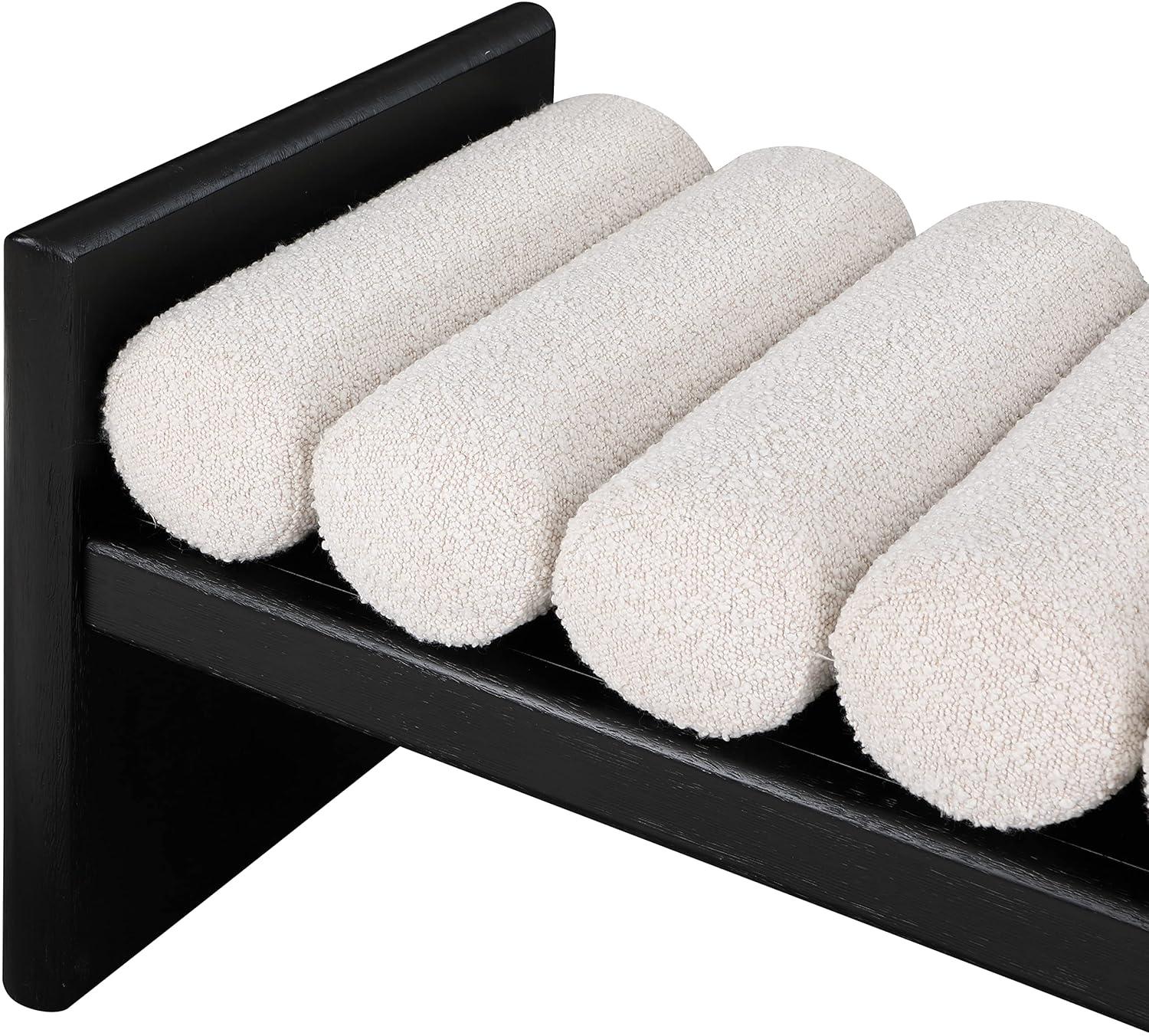 Reeves Boucle Wood Bench