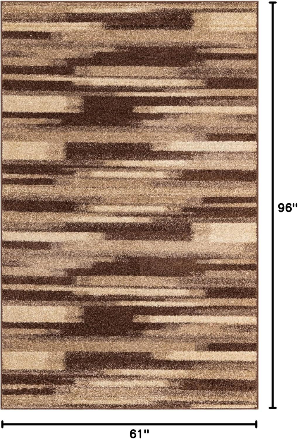 Unique Loom Autumn Collection Area Rug - Wheat (5' 1" x 8' Rectangle Brown/Beige)