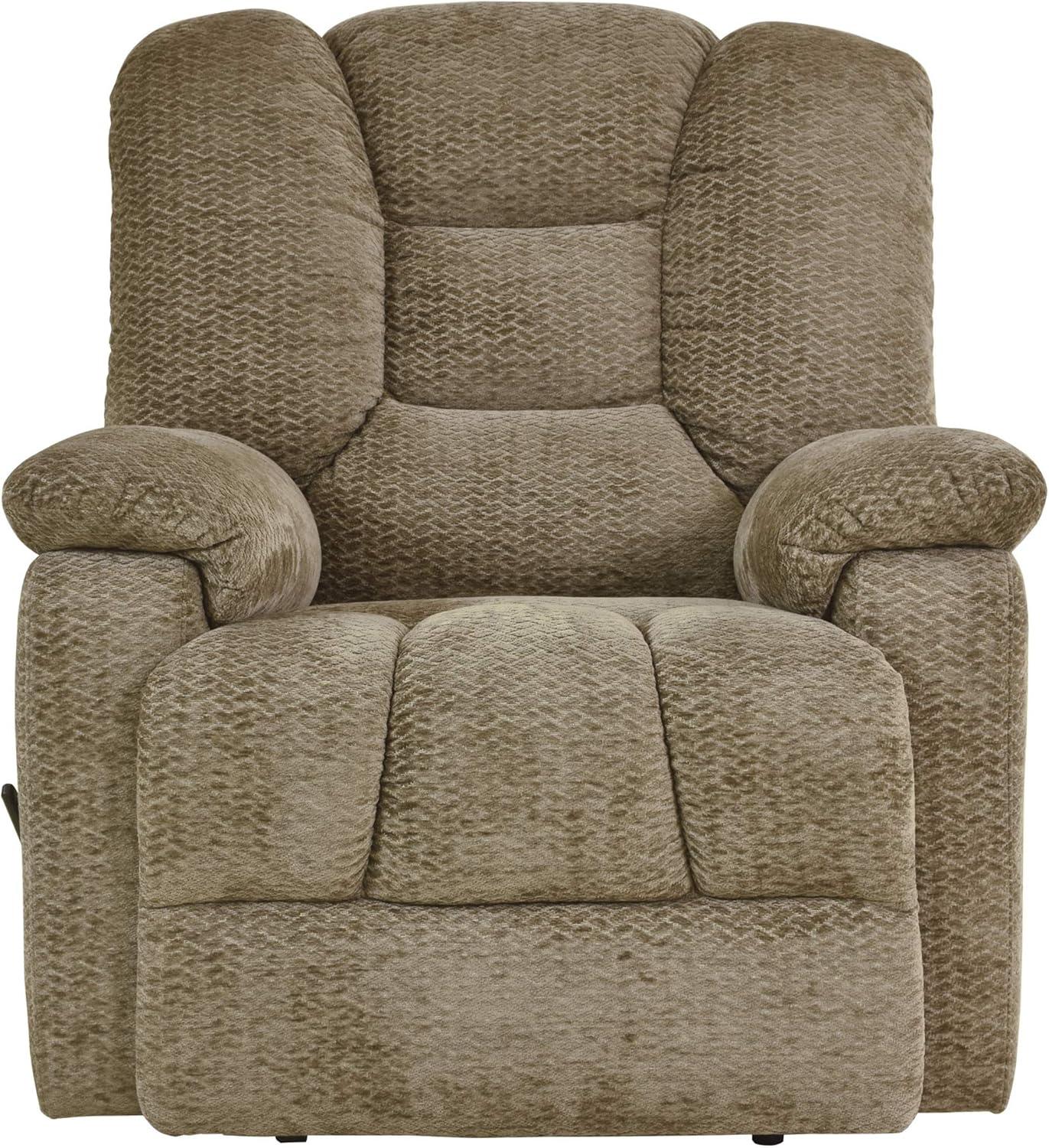 Lexicon Kaylene Chenille Recliner in Brown