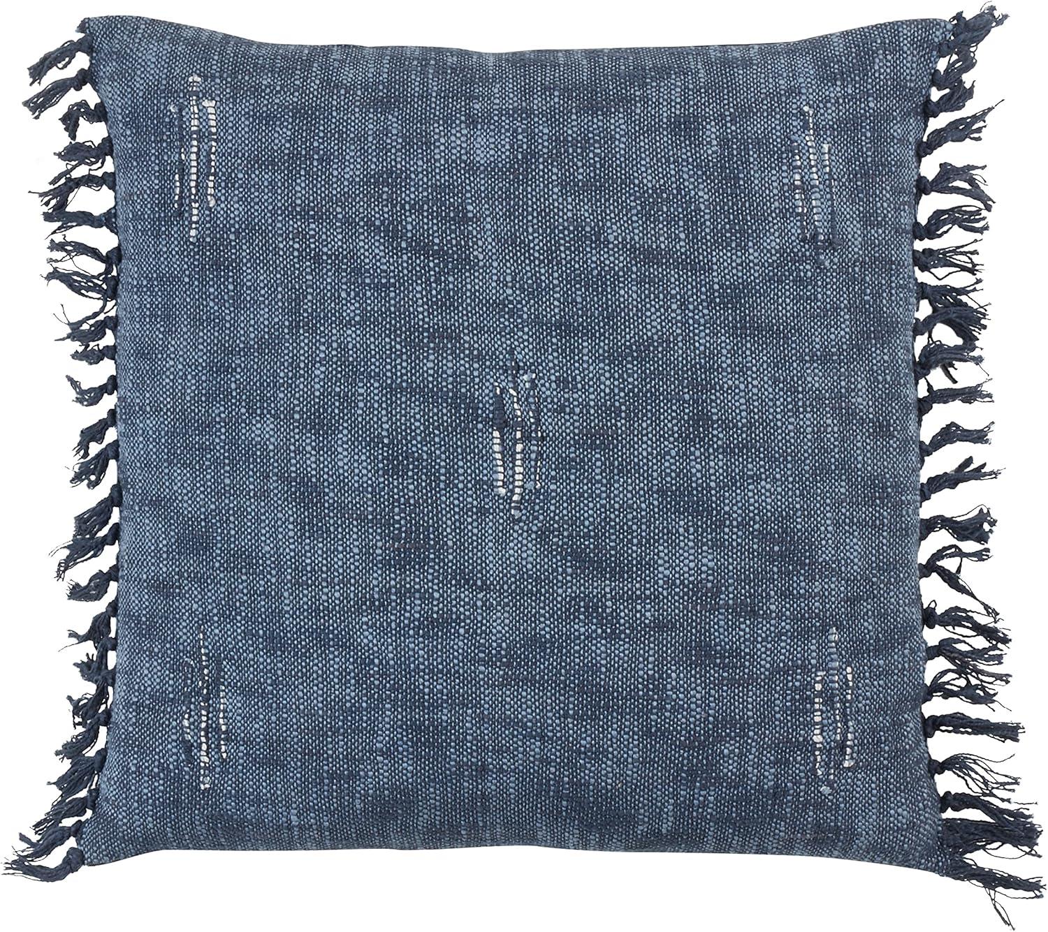 Saro Lifestyle Poly-Filled Stitched Line Throw Pillow