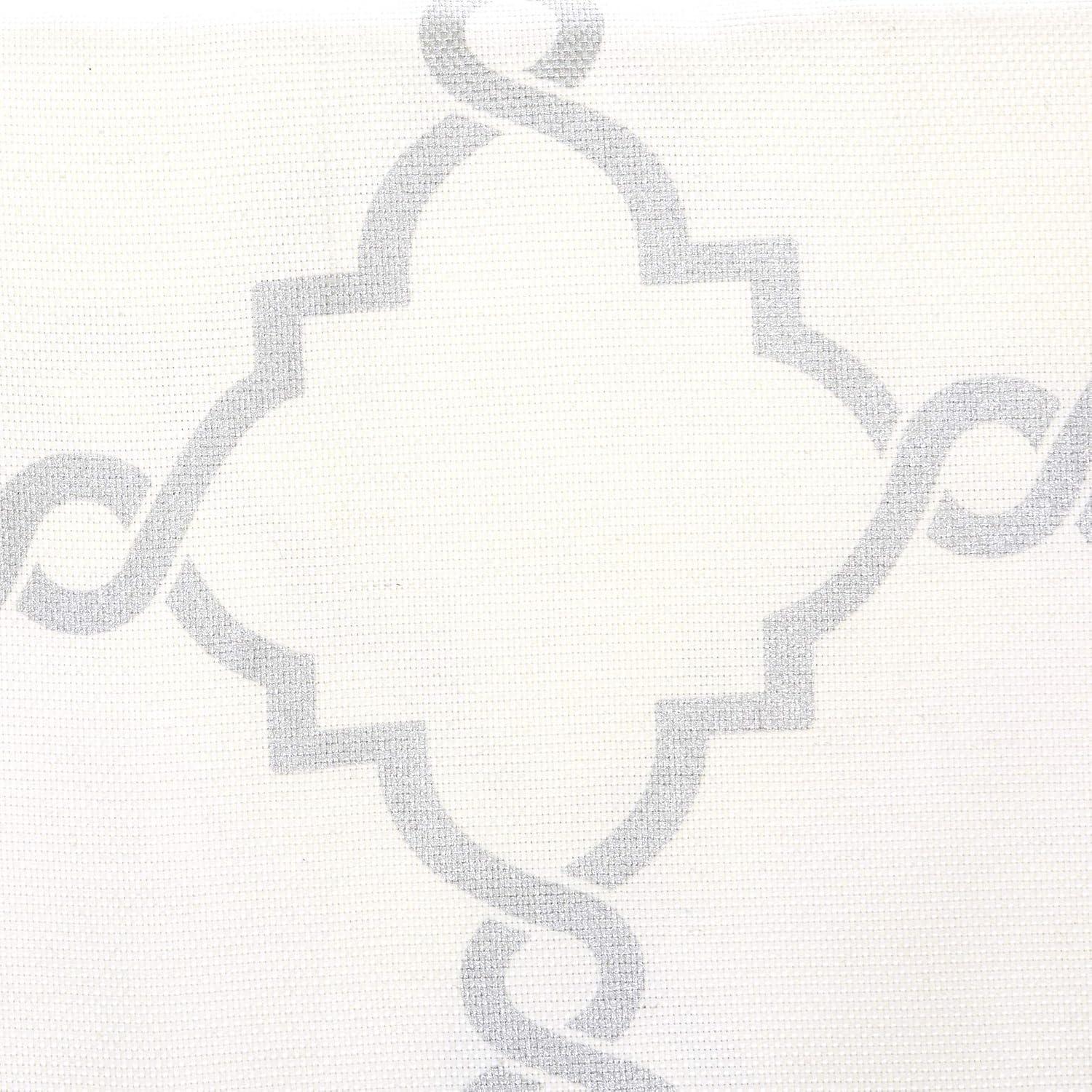 Madison Park Saratoga Fretwork Print Grommet Top Single Window Valance