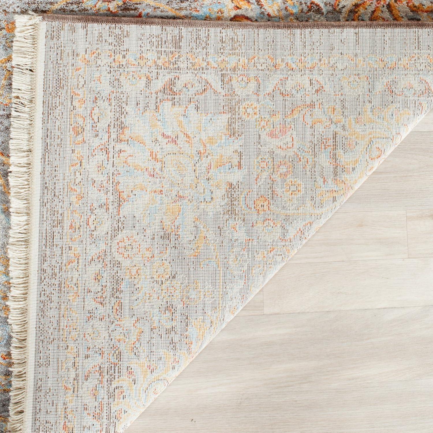 Vintage Persian VTP469 Power Loomed Indoor Area Rug - Turquoise/Multi - 8'x10' - Safavieh.